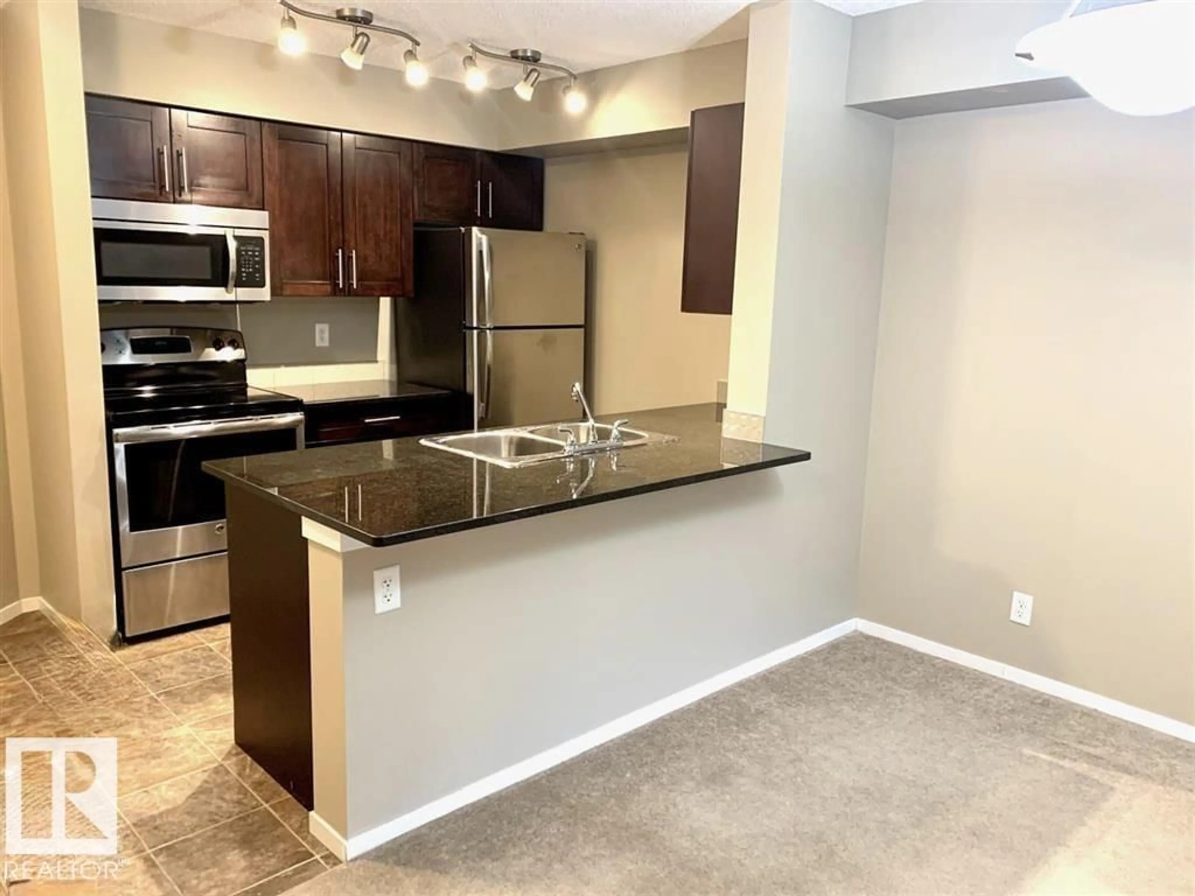 Standard kitchen, unknown for #114 - 3207 JAMES MOWATT TR, Edmonton Alberta T6W3L6