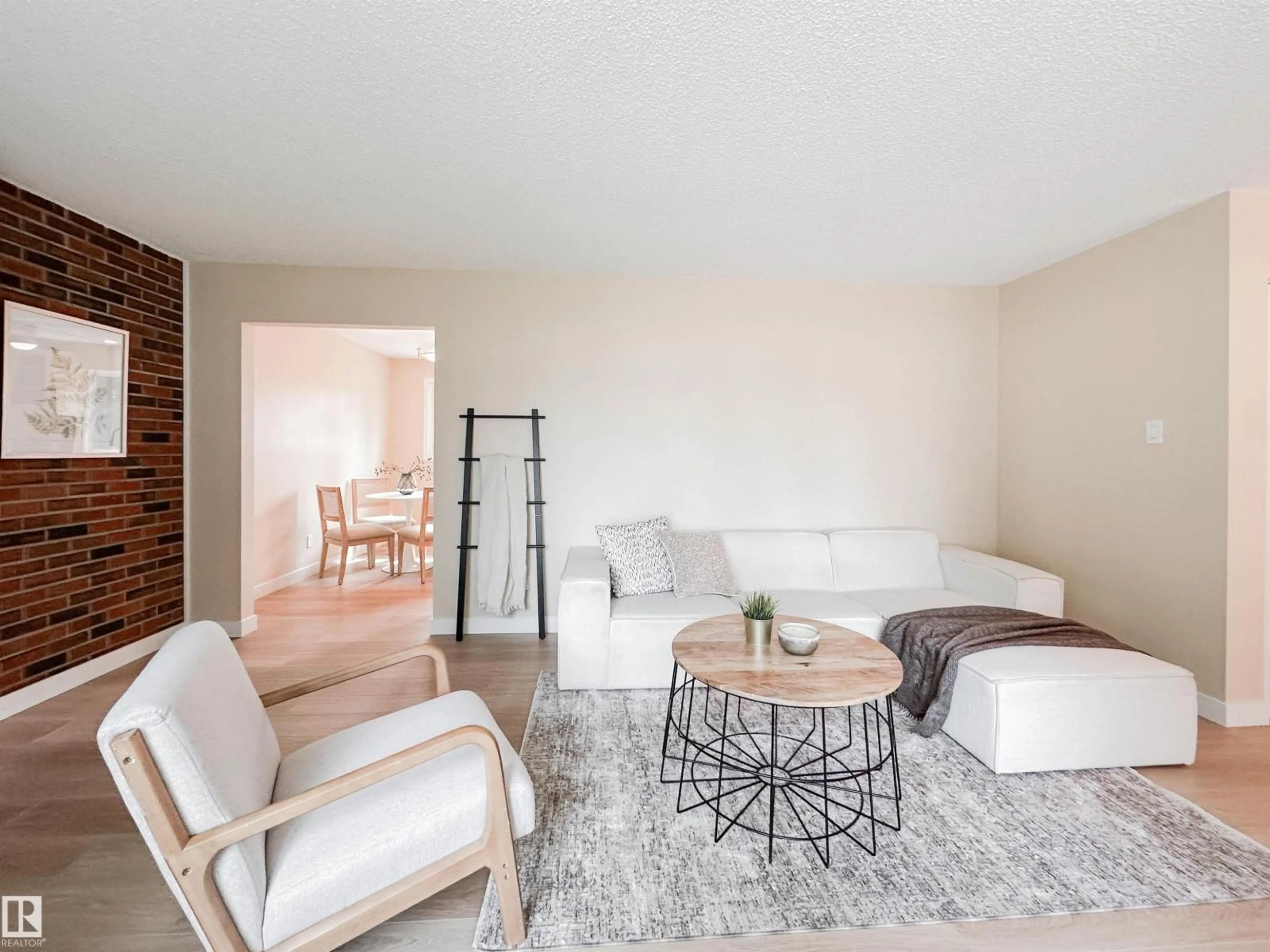 Living room with furniture, unknown for 14603 59A ST NW, Edmonton Alberta T5A1Y8