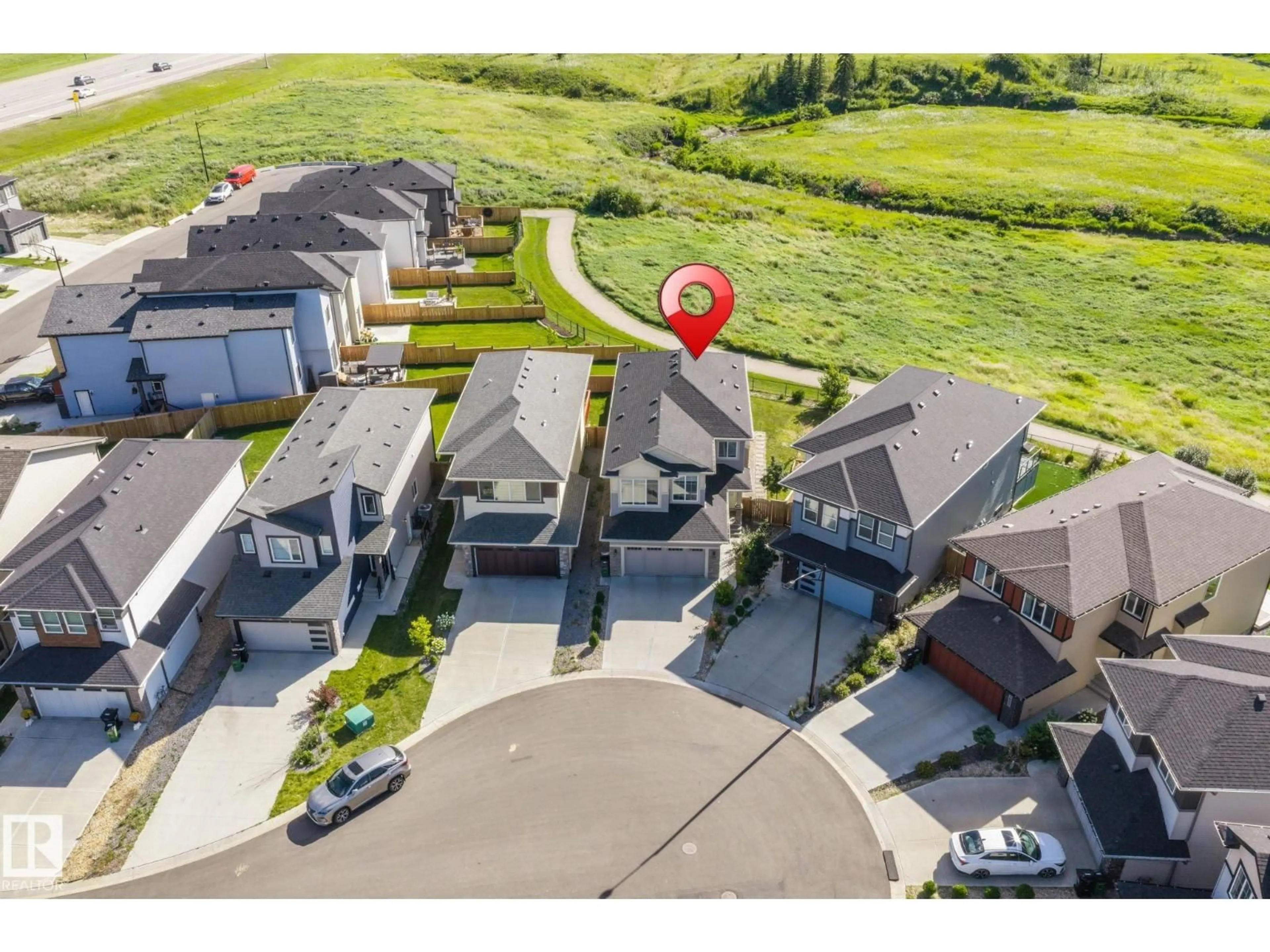 A pic from outside/outdoor area/front of a property/back of a property/a pic from drone, unknown for 3613 CHECKNITA COVE, Edmonton Alberta T6W4W7