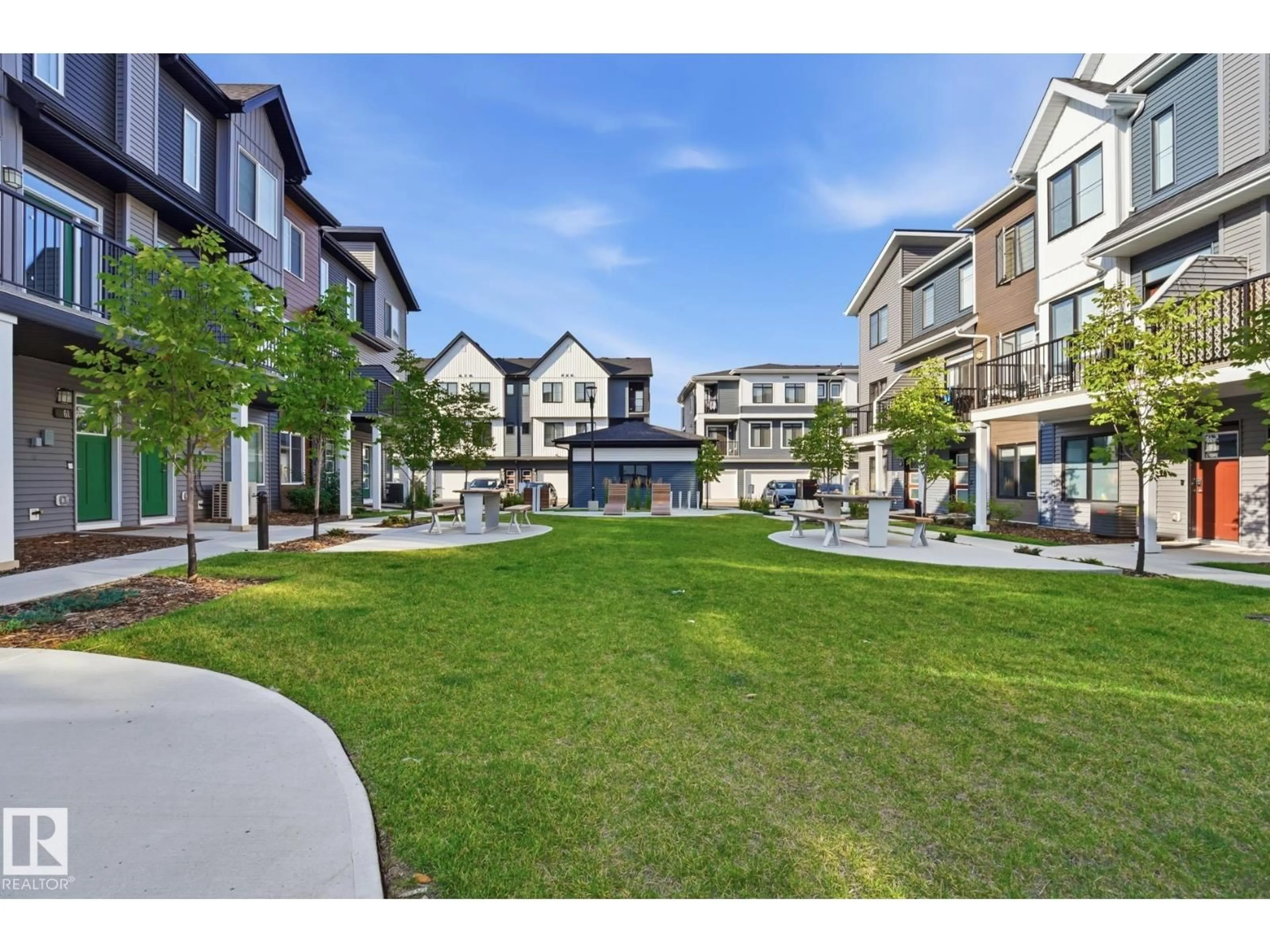 Patio, street for #59 - 6905 25 AV, Edmonton Alberta T6X3B7
