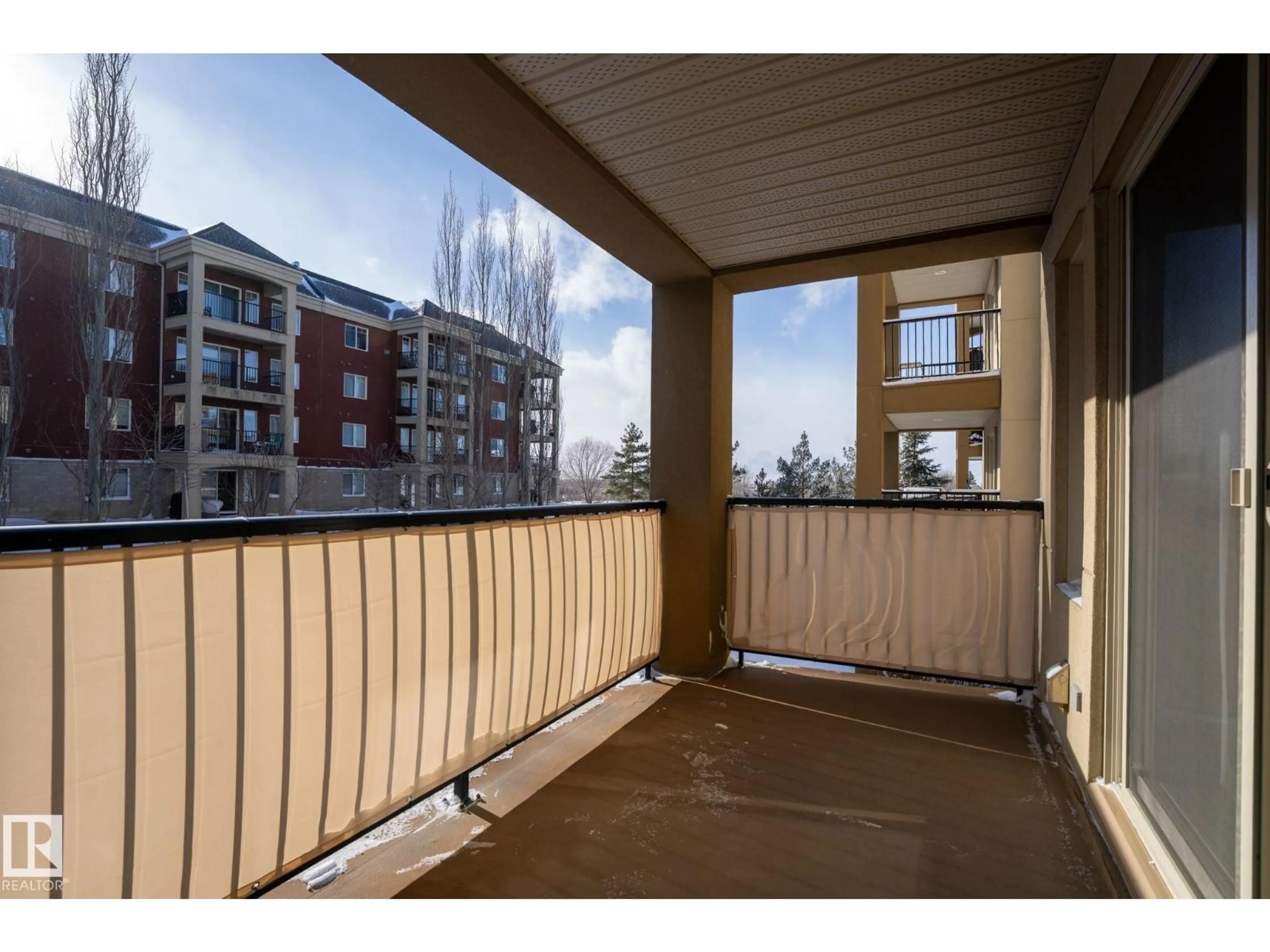 Balcony in the apartment, unknown for 222 - 400 PALISADES WY, Sherwood Park Alberta T8H0H4