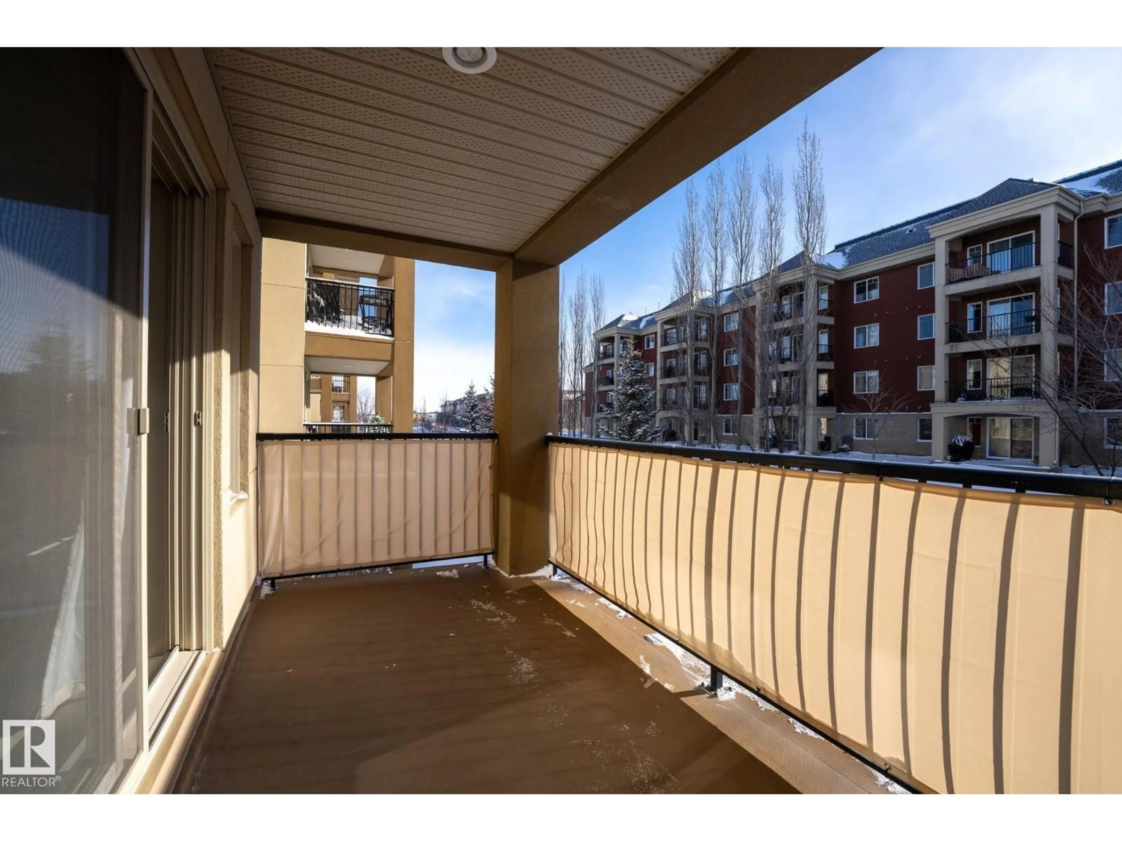 Balcony in the apartment, unknown for 222 - 400 PALISADES WY, Sherwood Park Alberta T8H0H4