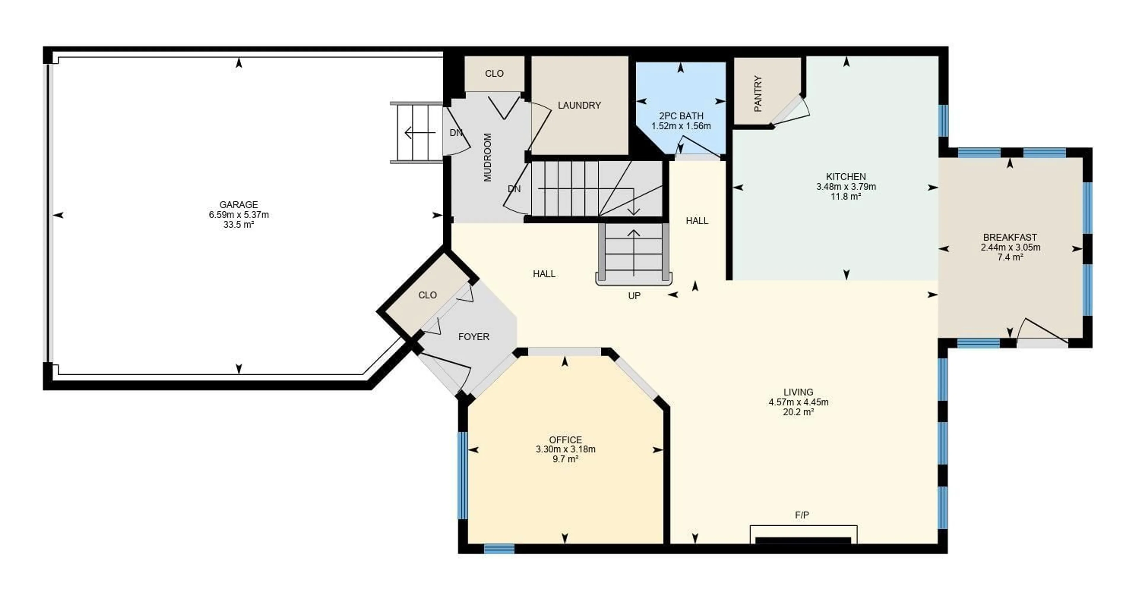 Floor plan for 1128 114 ST, Edmonton Alberta T6W1P6