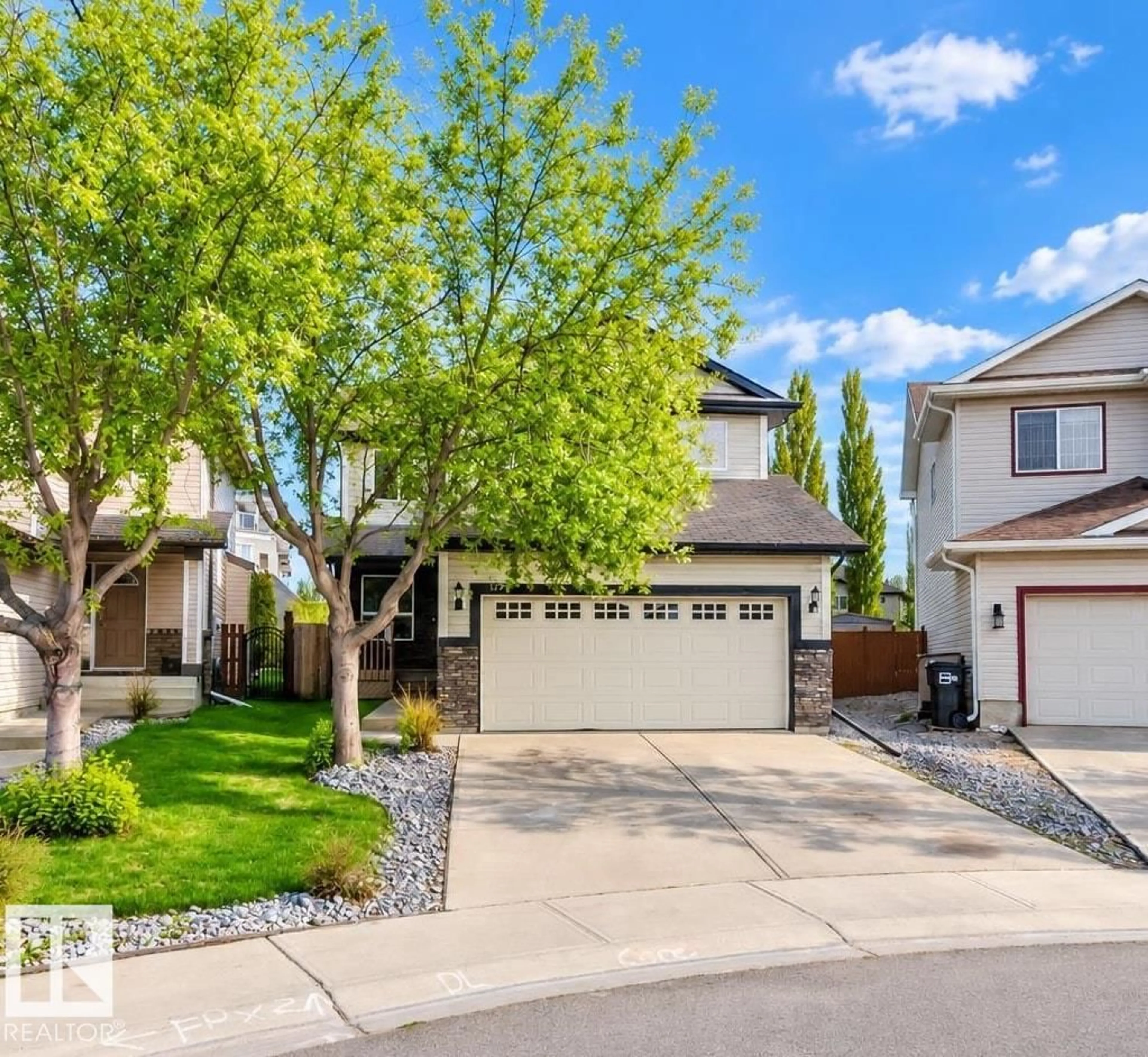 Home with vinyl exterior material, street for SW - 1227 115 ST, Edmonton Alberta T6W1W6