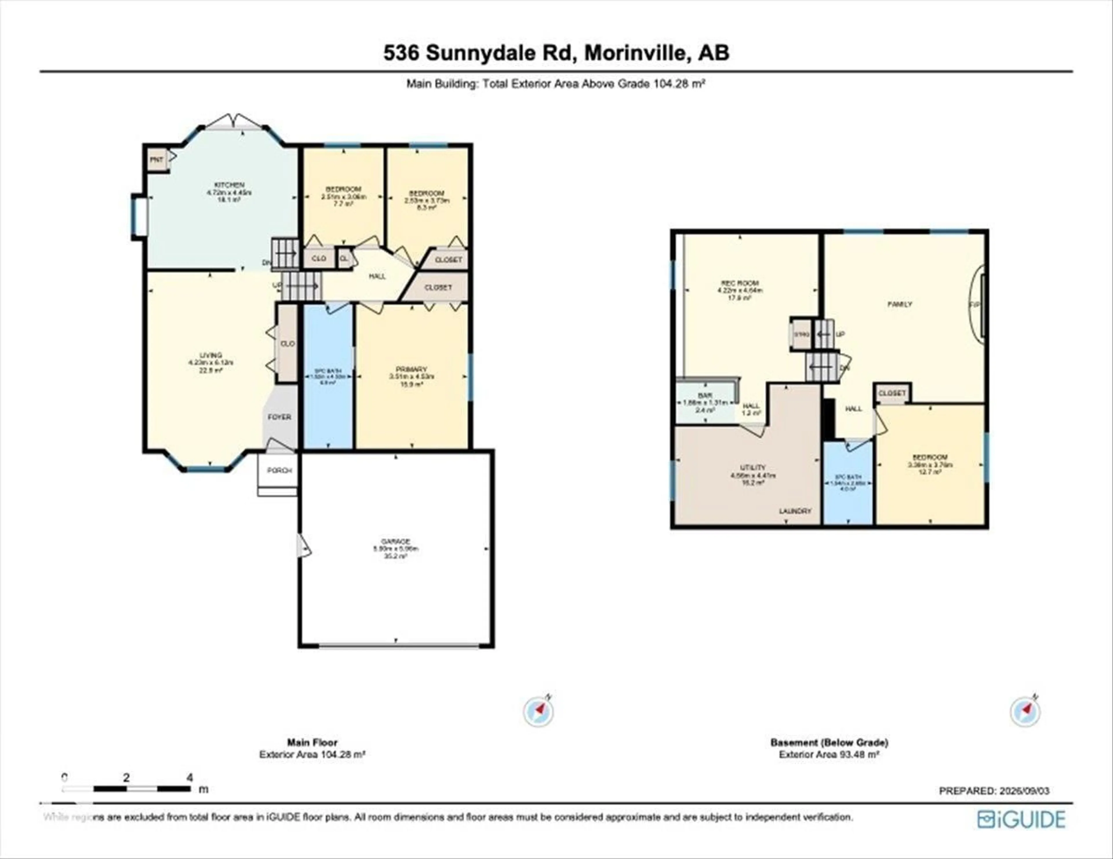 Floor plan for 536 SUNNYDALE RD, Morinville Alberta T0G1P0