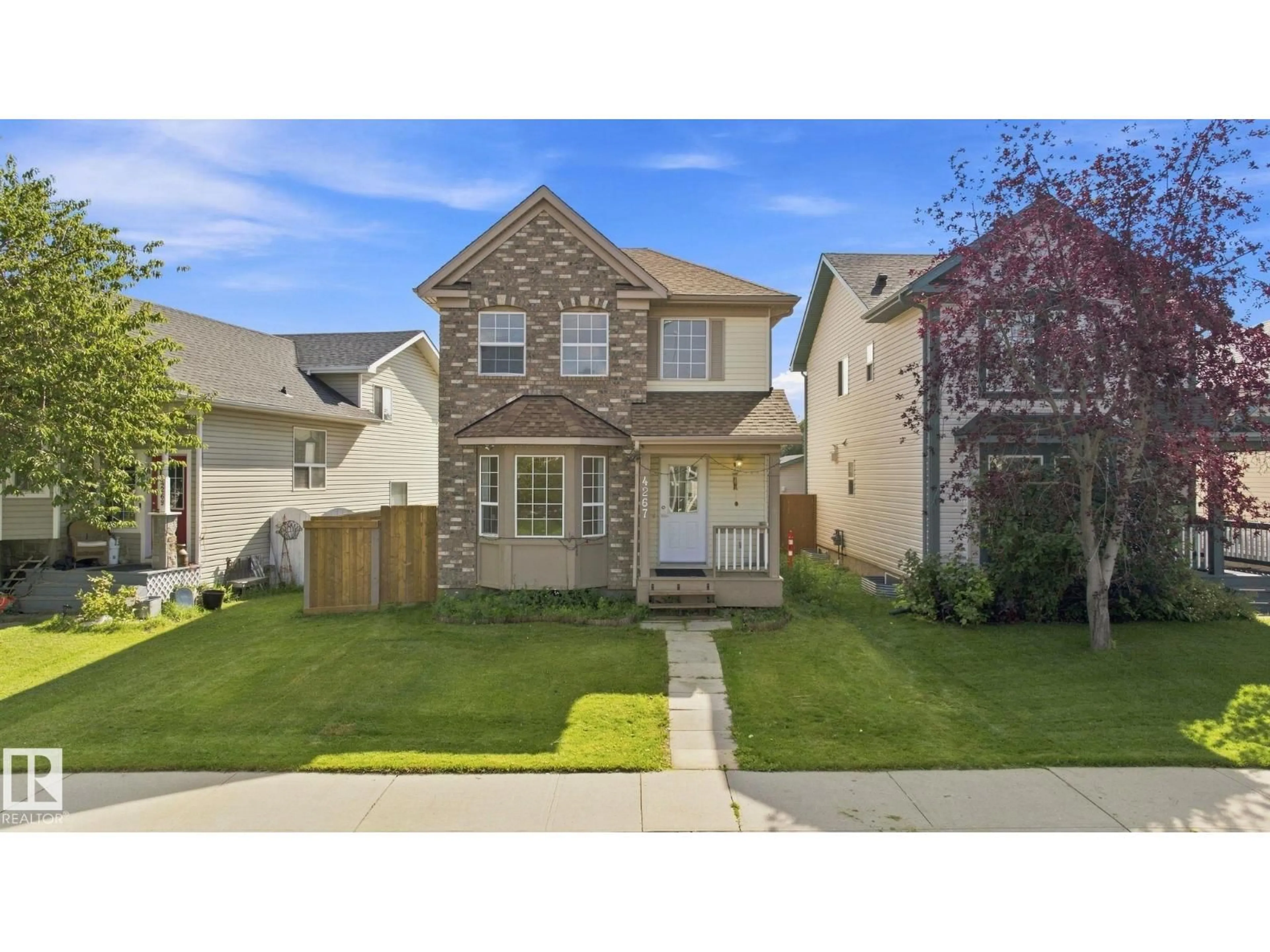 A pic from outside/outdoor area/front of a property/back of a property/a pic from drone, street for 4267 24 ST, Edmonton Alberta T6T1L9