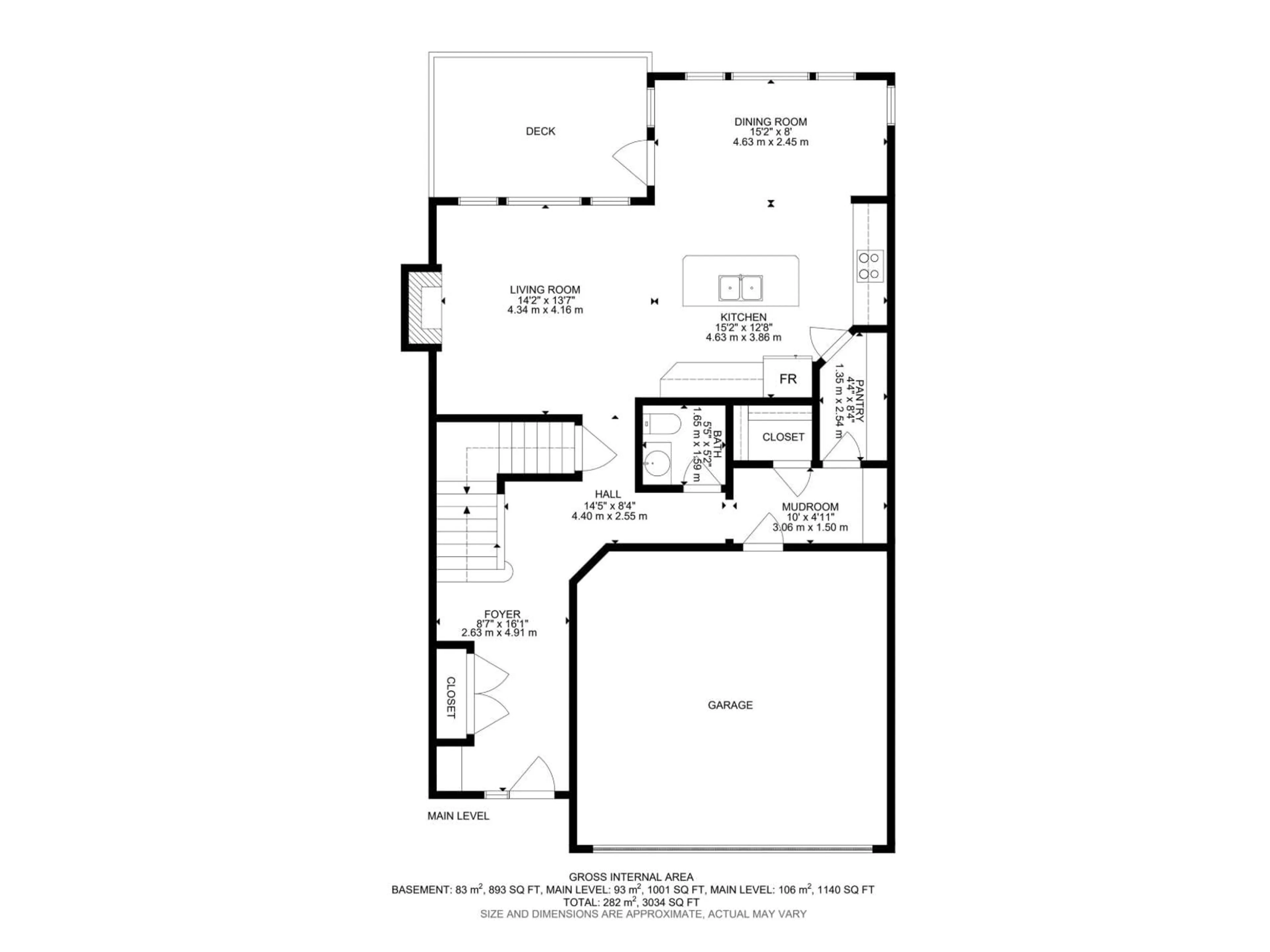 Floor plan for 51 VIVIAN WY, Spruce Grove Alberta T7X0H3