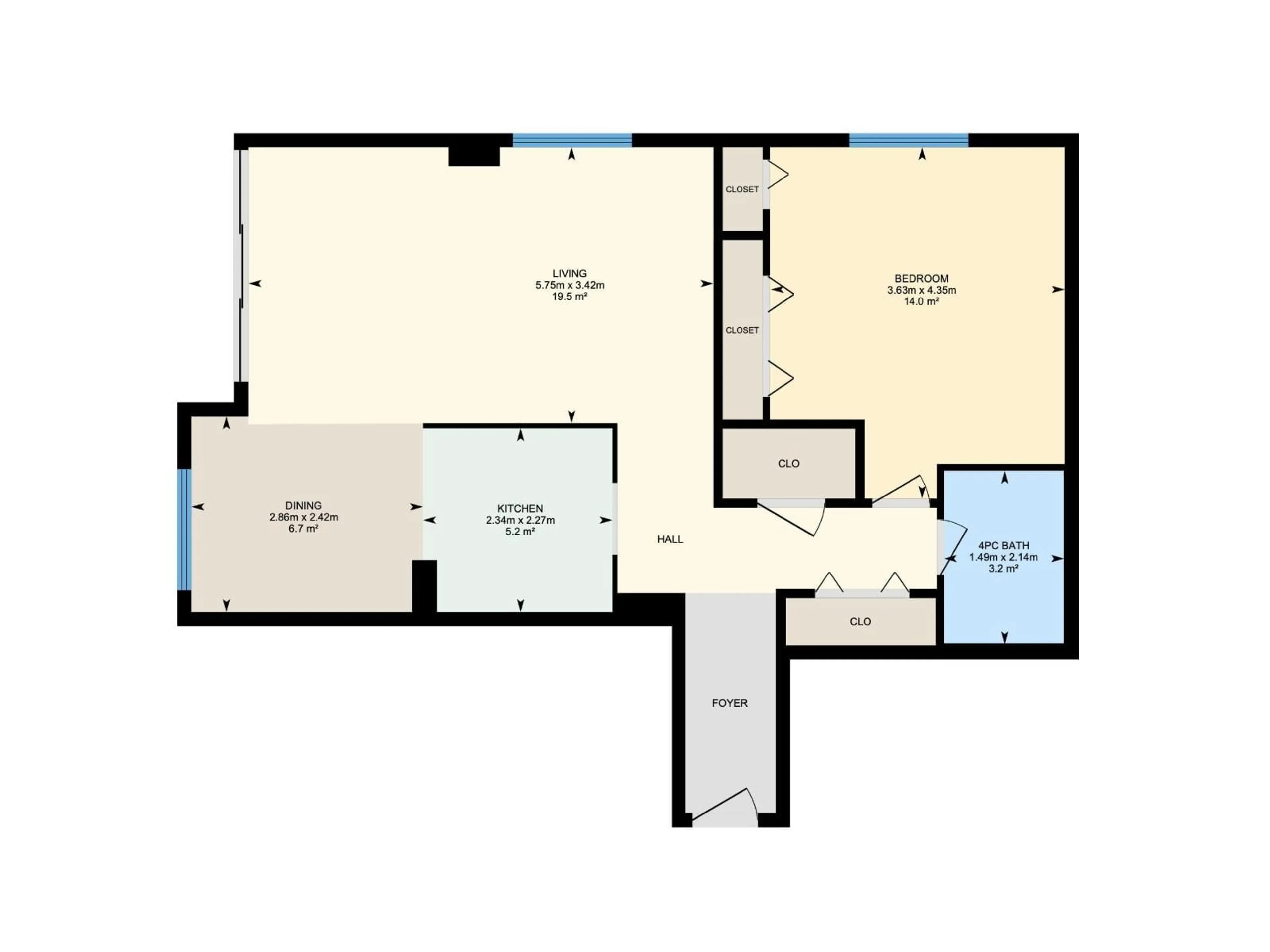 Floor plan for #1006 - 9816 112 ST NW, Edmonton Alberta T5K1L5