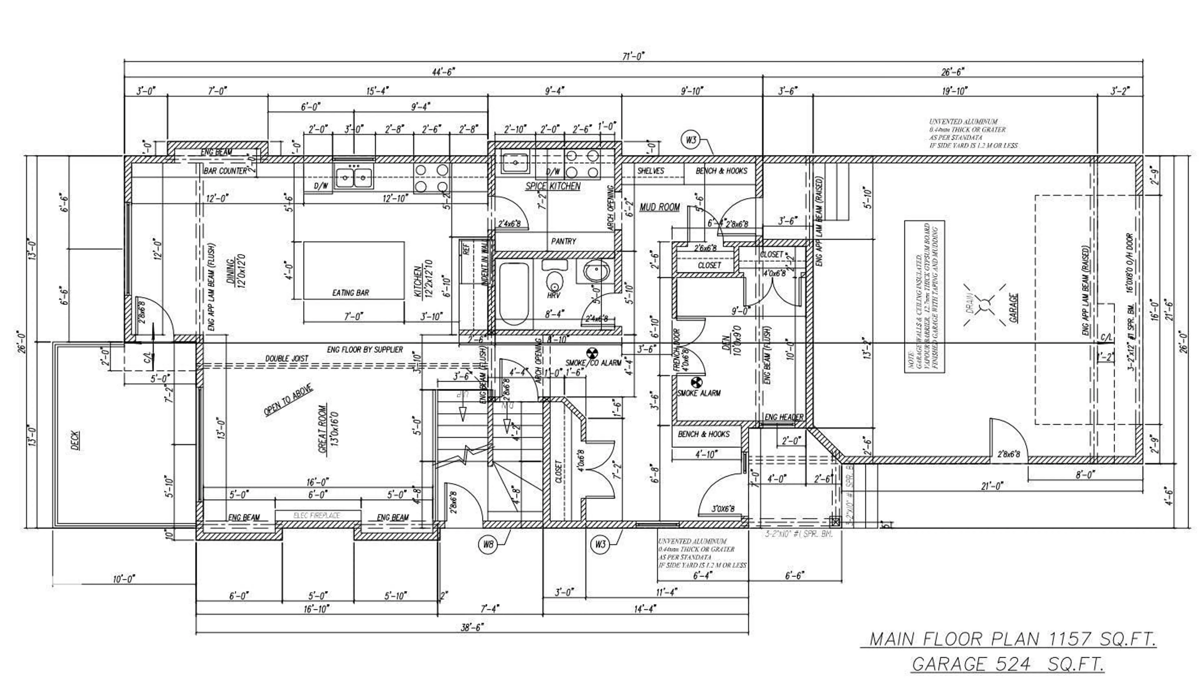 Floor plan for NE - 15608 9 STREET, Edmonton Alberta T5Y2Z5