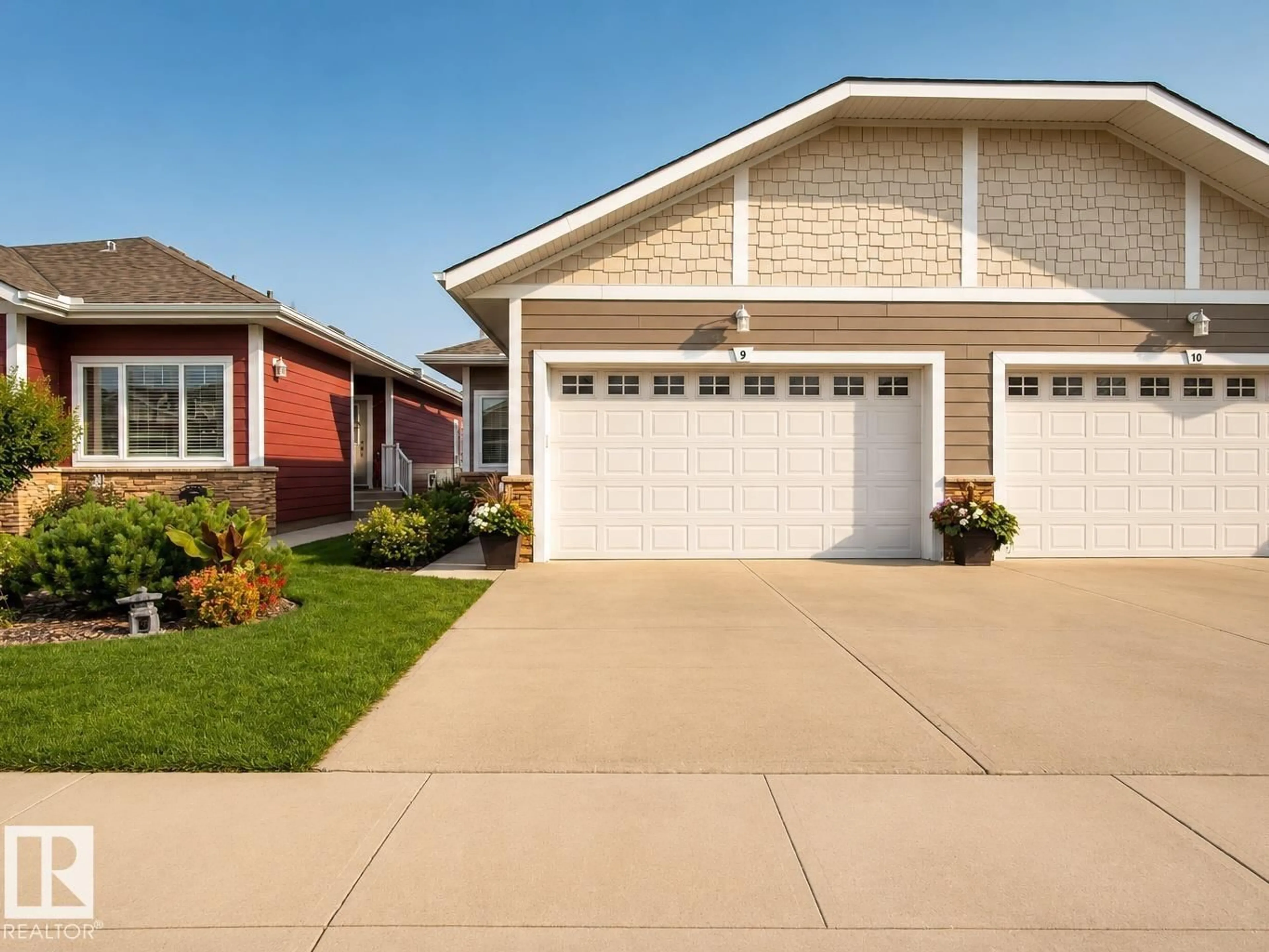 Home with vinyl exterior material, street for #9 - 175 MCCONACHIE DR, Edmonton Alberta T5Y0S1