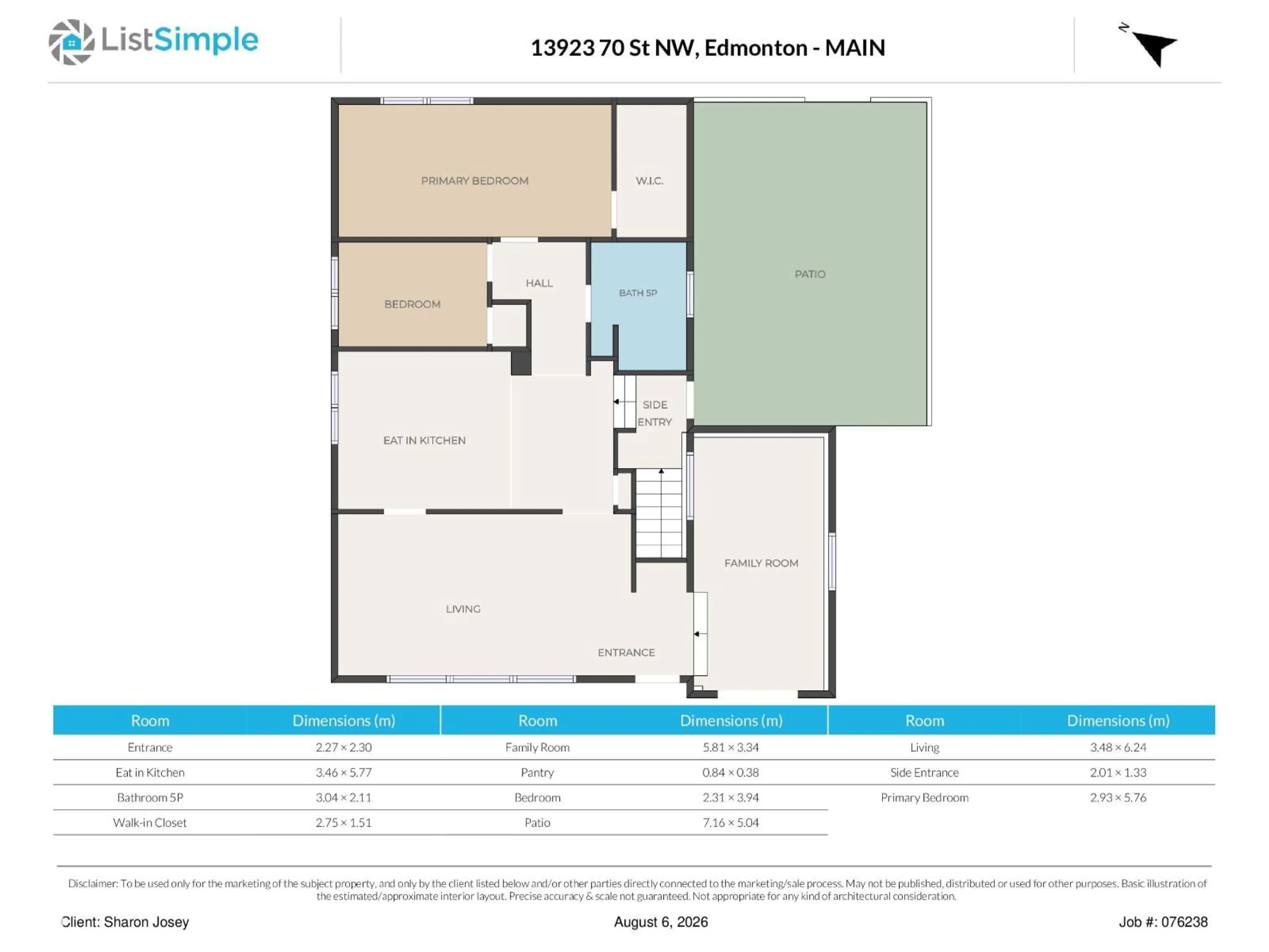 Floor plan for 9 HALSTED, Spruce Grove Alberta T7X2V8