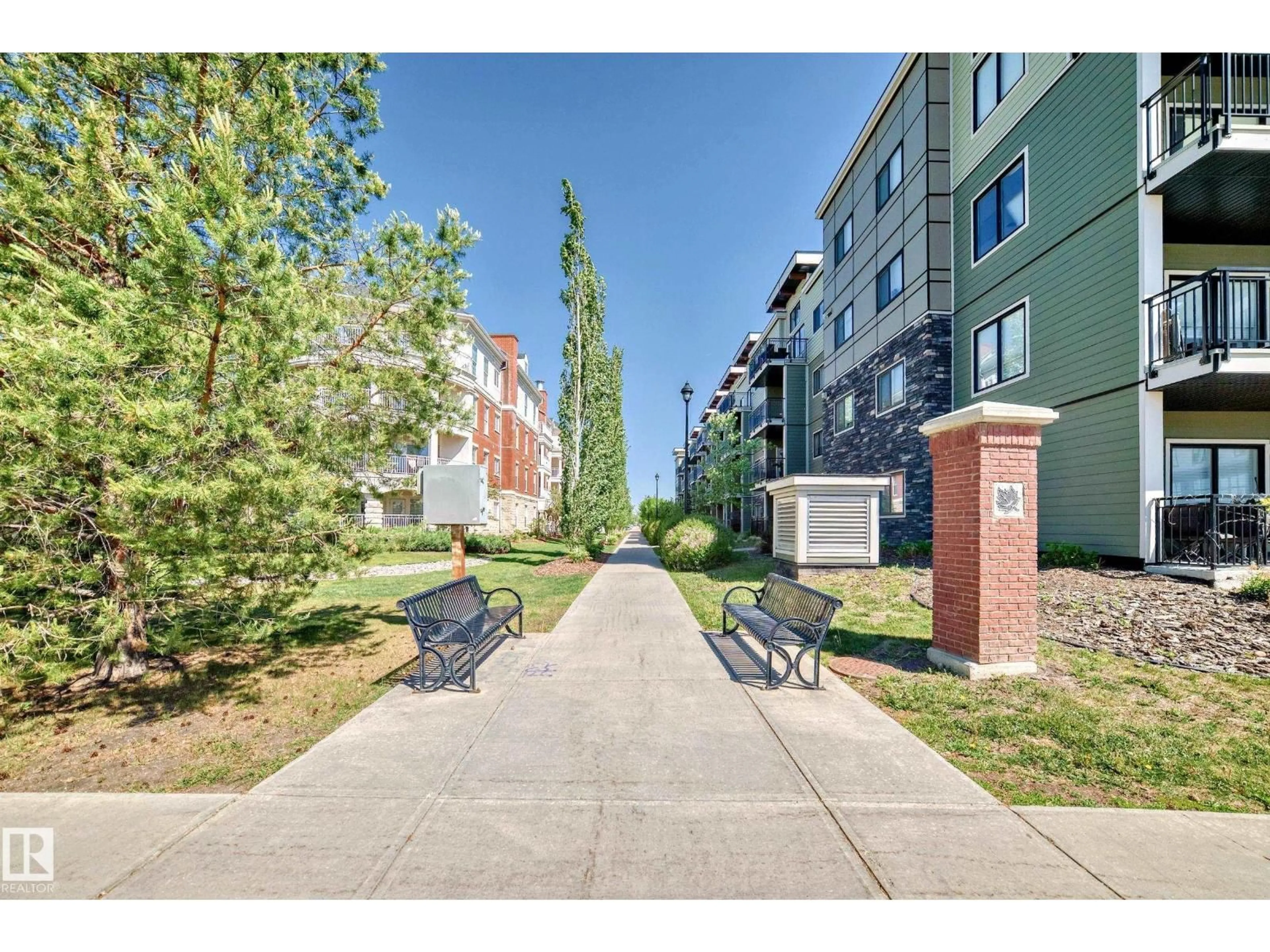 Patio, street for #306 - 560 GRIESBACH PARADE, Edmonton Alberta T5E6X1
