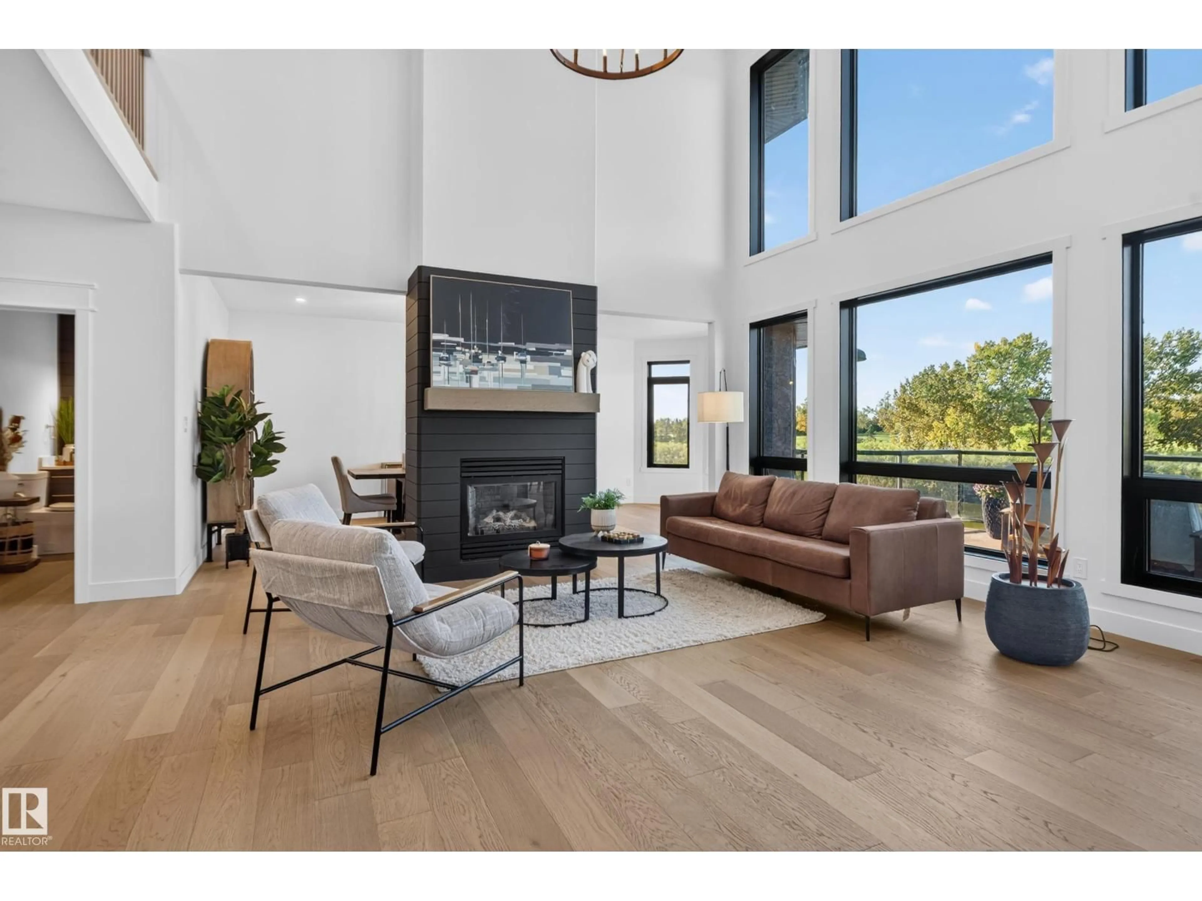 Living room with furniture, unknown for 92 NOTTINGHAM HARBOUR, Sherwood Park Alberta T8A6G2