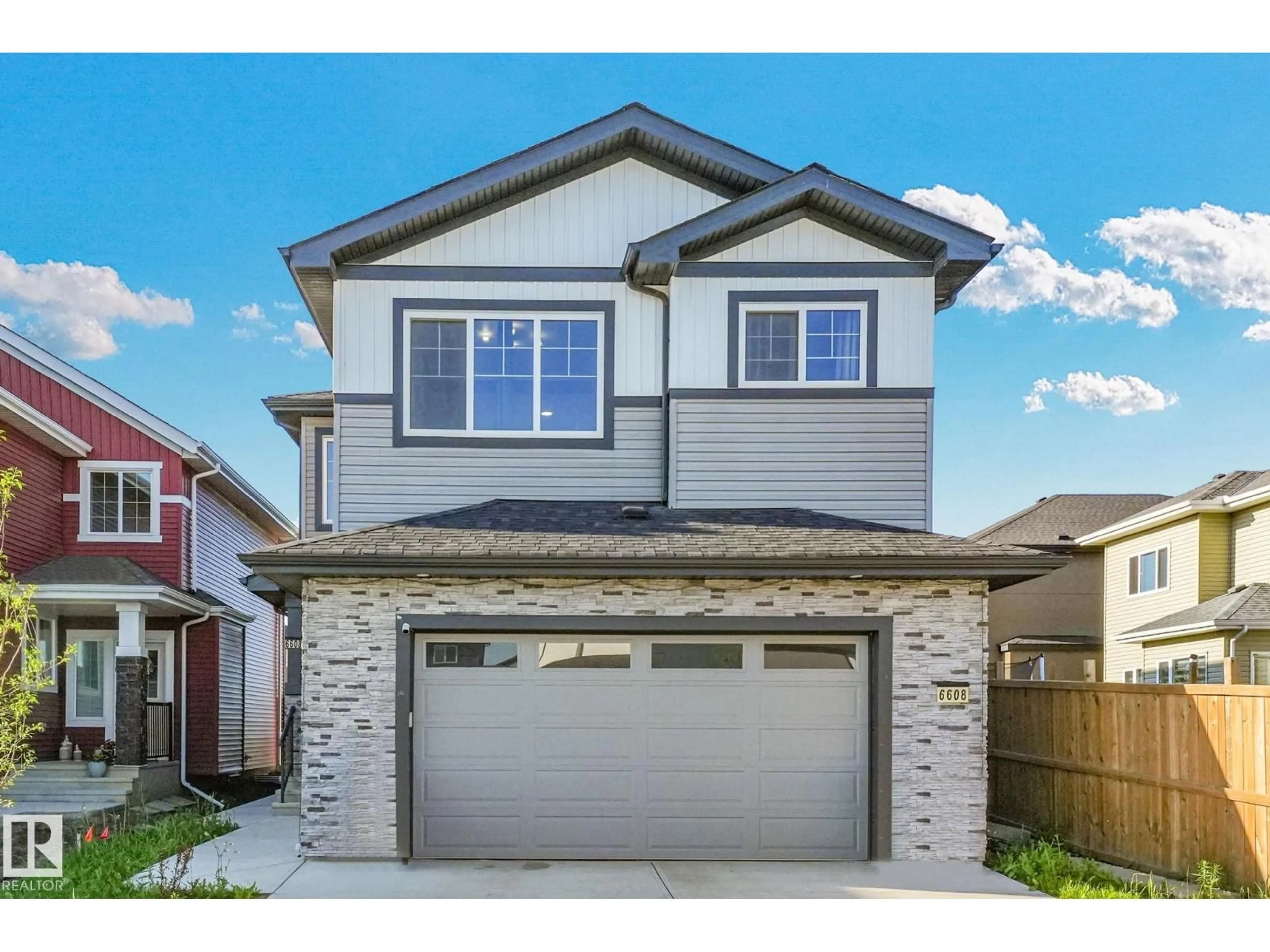 Home with brick exterior material, street for 6608 51 AV, Beaumont Alberta T4X2A3