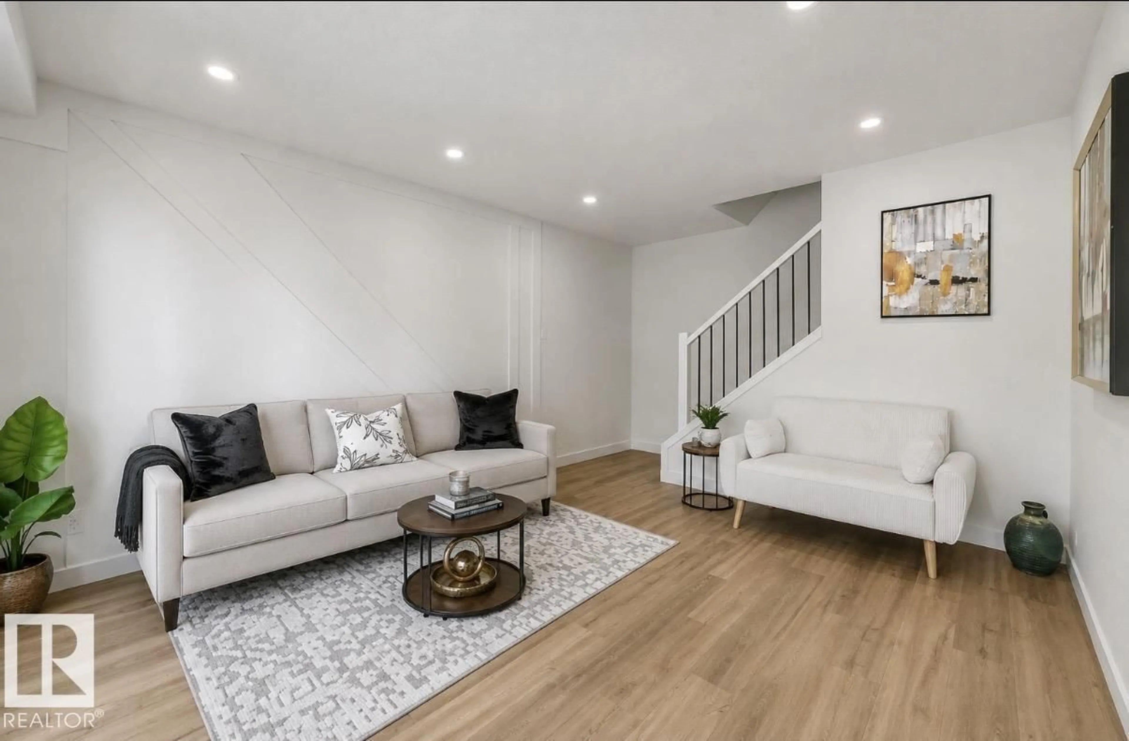 Living room with furniture, unknown for 199B HOMESTEAD CR, Edmonton Alberta T5A2Y2