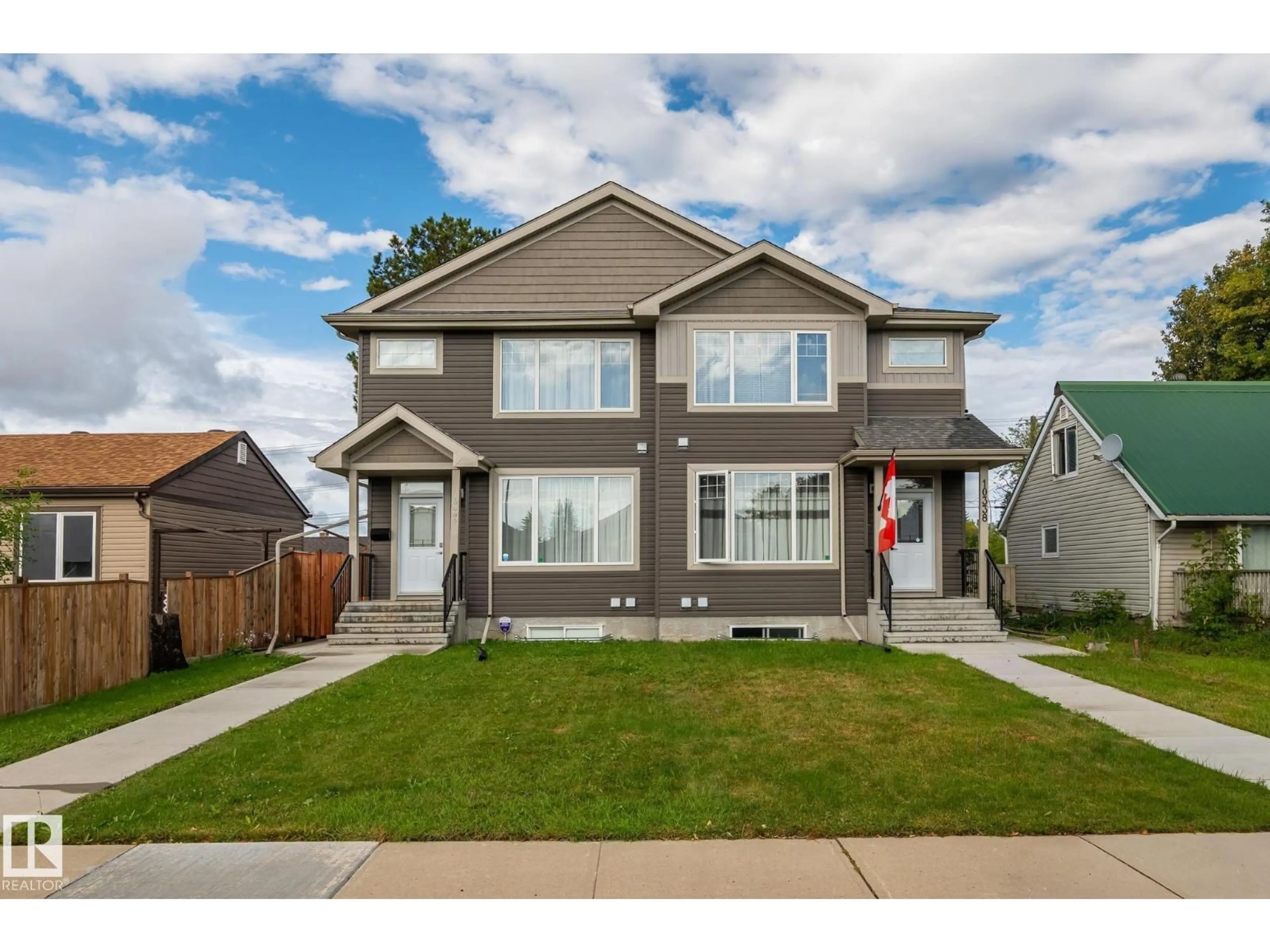 Home with vinyl exterior material, street for 10338 162 ST, Edmonton Alberta T5P3M2