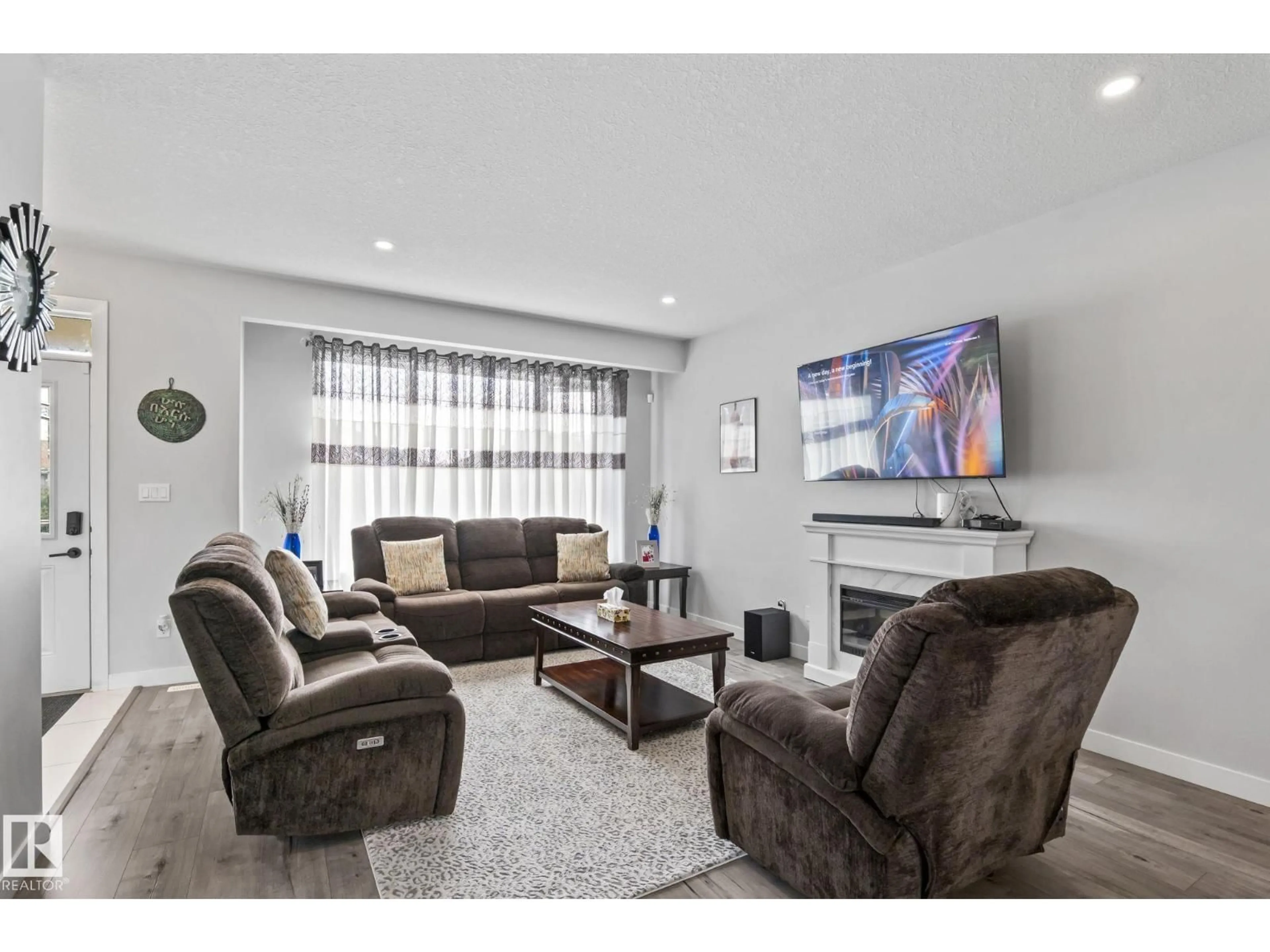 Living room with furniture, unknown for 10338 162 ST, Edmonton Alberta T5P3M2