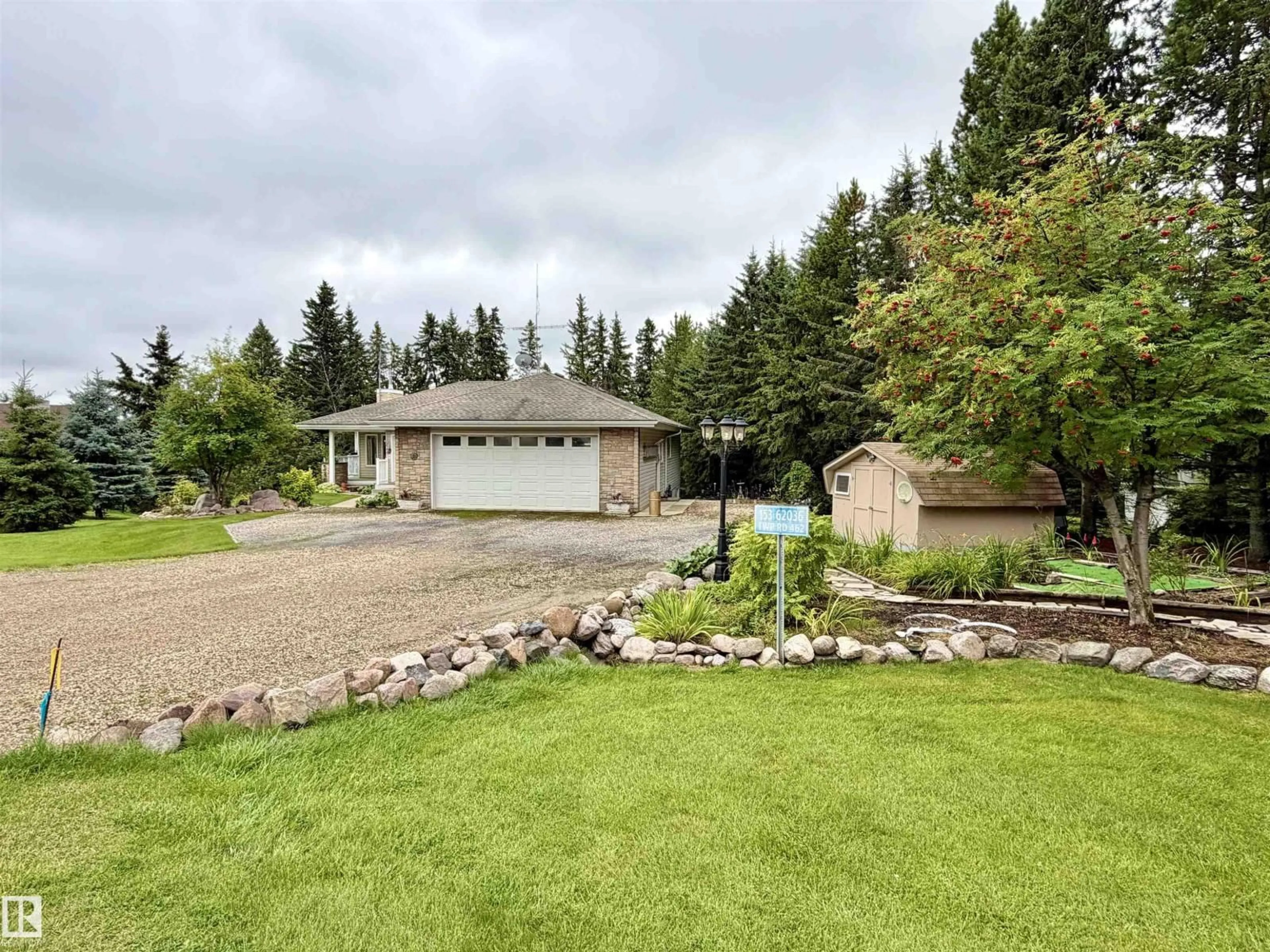 A pic from outside/outdoor area/front of a property/back of a property/a pic from drone, water/lake/river/ocean view for 62036 - 153 TOWNSHIP RD 462, Rural Wetaskiwin County Alberta T0C0T0