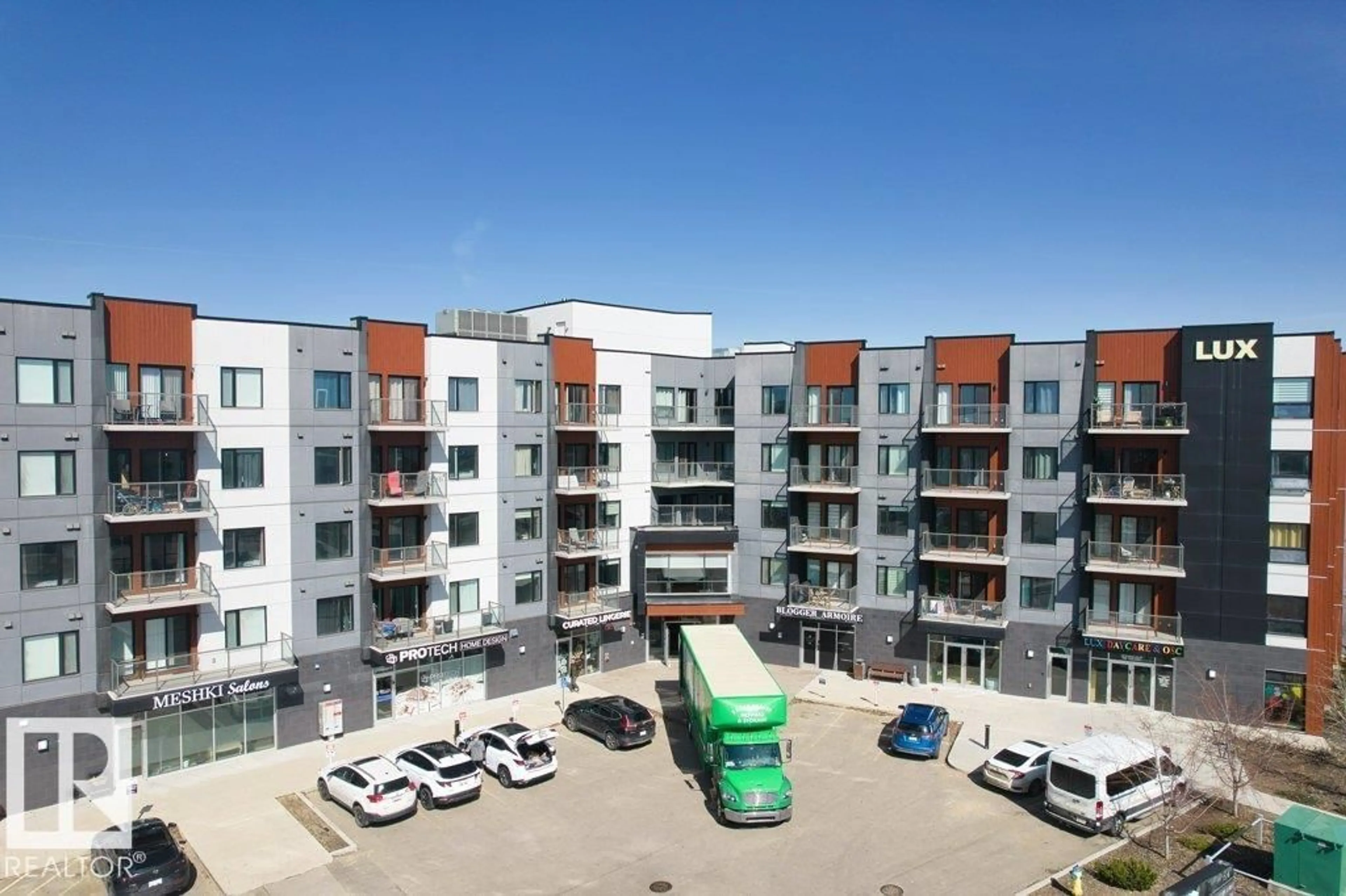 A pic from outside/outdoor area/front of a property/back of a property/a pic from drone, city buildings view from balcony for 1316 WINDERMERE WY, Edmonton Alberta T6W2J3