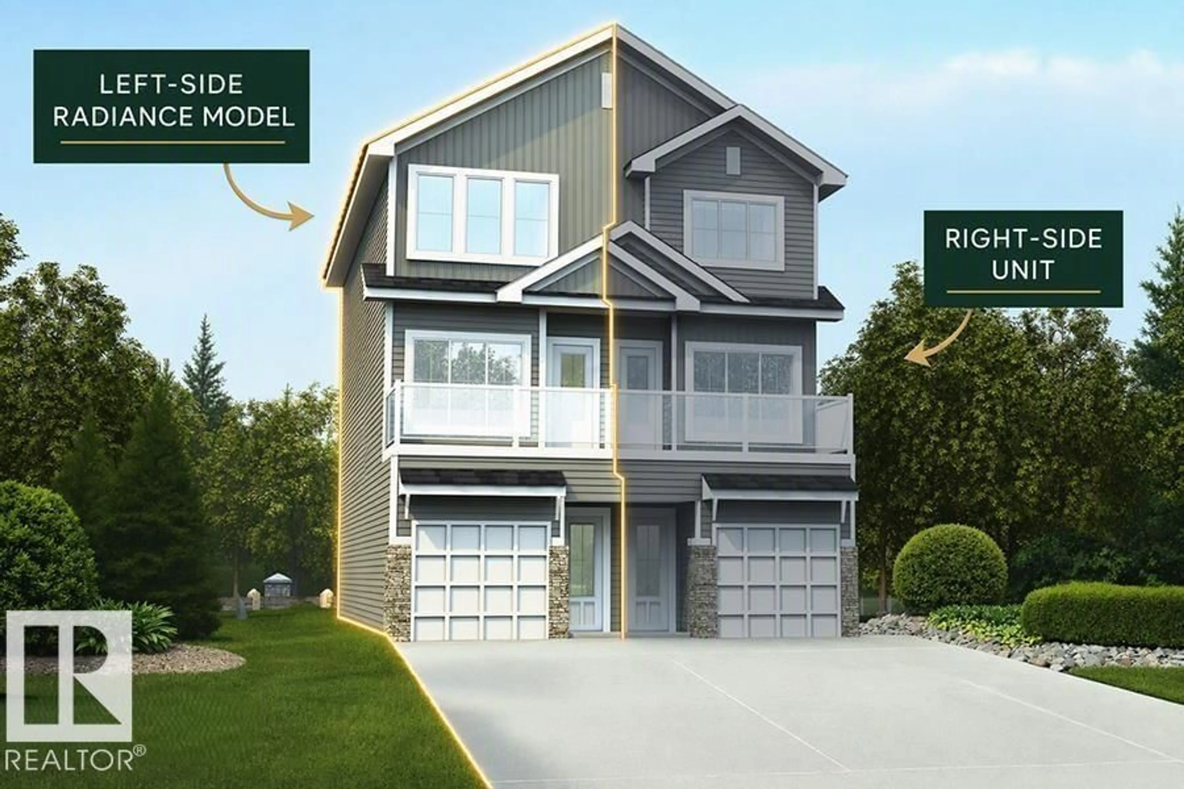 Home with vinyl exterior material, street for 1329 9 ST, Edmonton Alberta T6T2X7