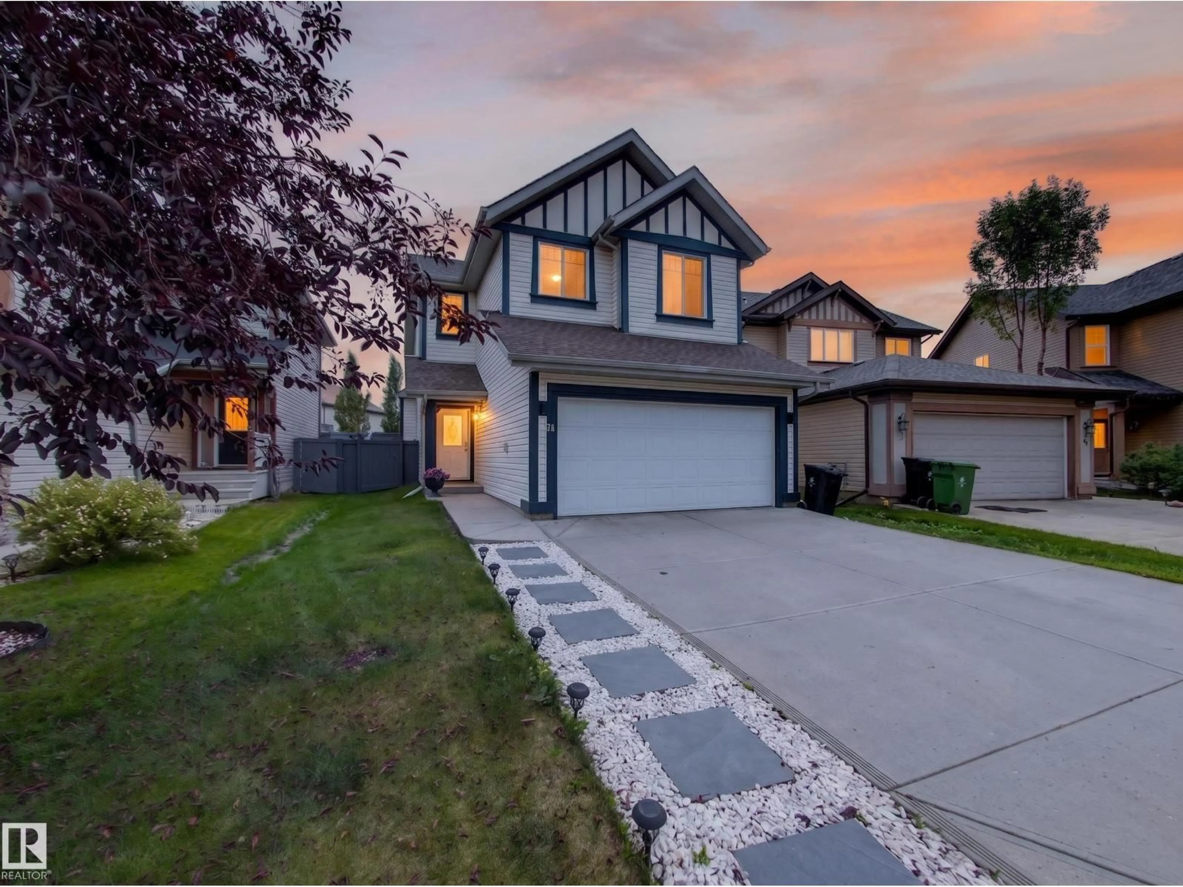 A pic from outside/outdoor area/front of a property/back of a property/a pic from drone, street for 64 CAMPBELL COURT, Fort Saskatchewan Alberta T8L0E5