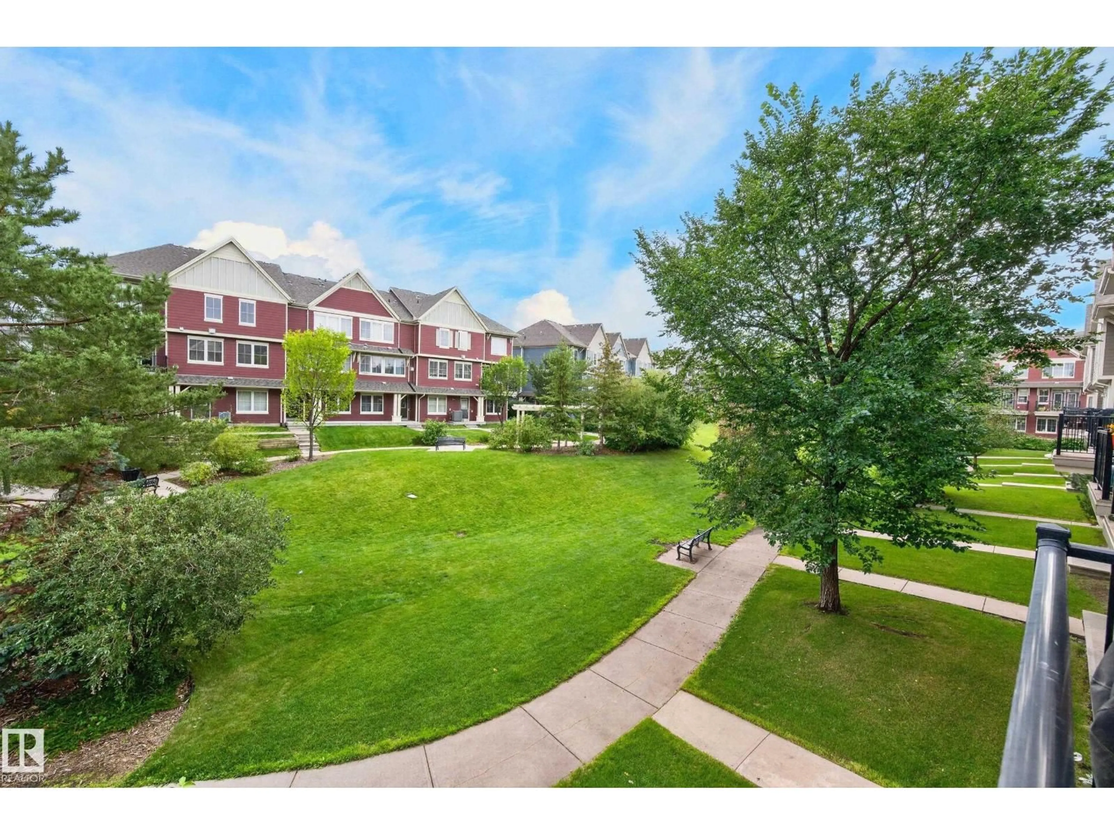 A pic from outside/outdoor area/front of a property/back of a property/a pic from drone, mountain view for 603 - 72 WATT BV, Edmonton Alberta T6X0P3