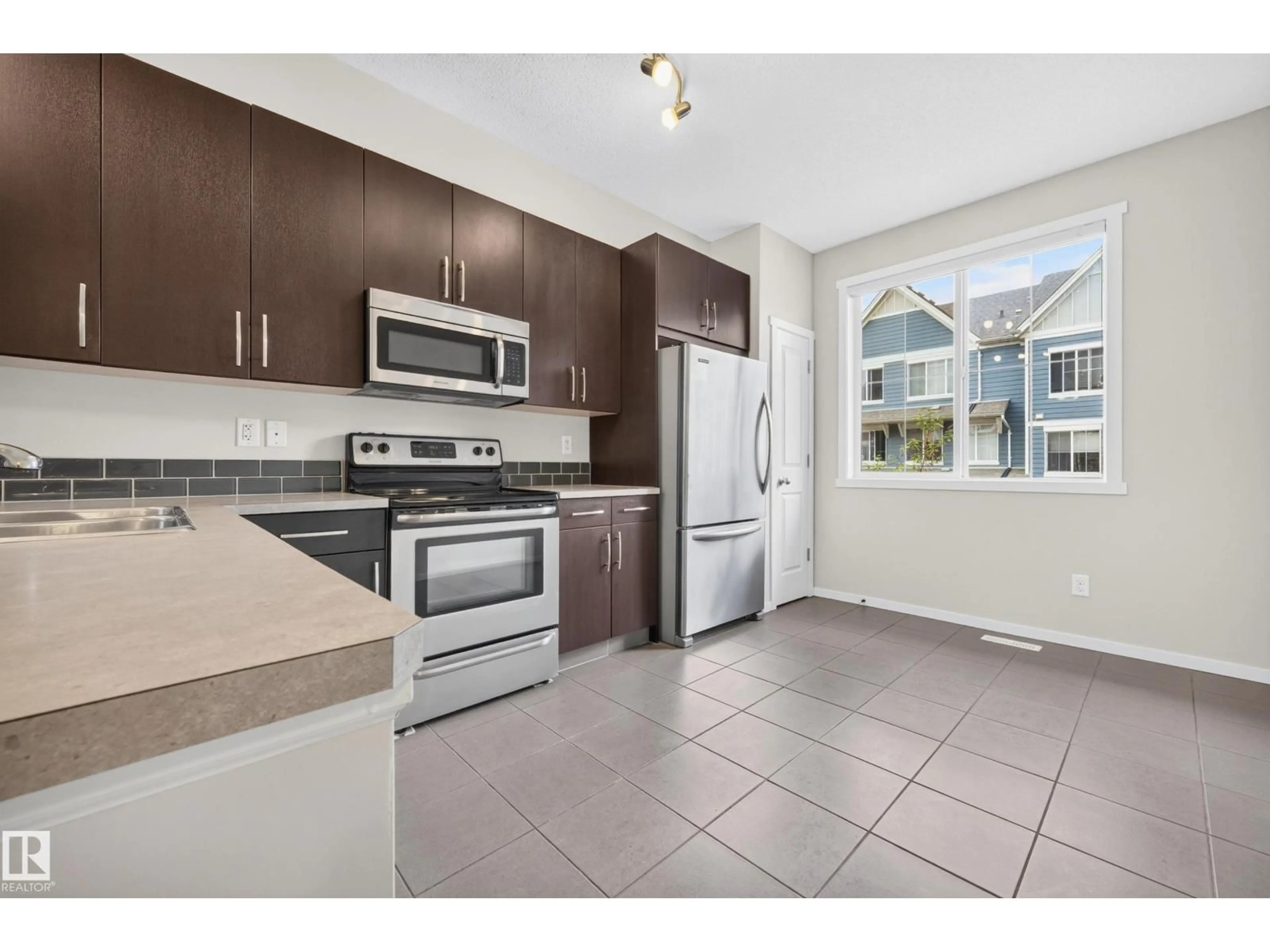 Standard kitchen, ceramic/tile floor for 603 - 72 WATT BV, Edmonton Alberta T6X0P3