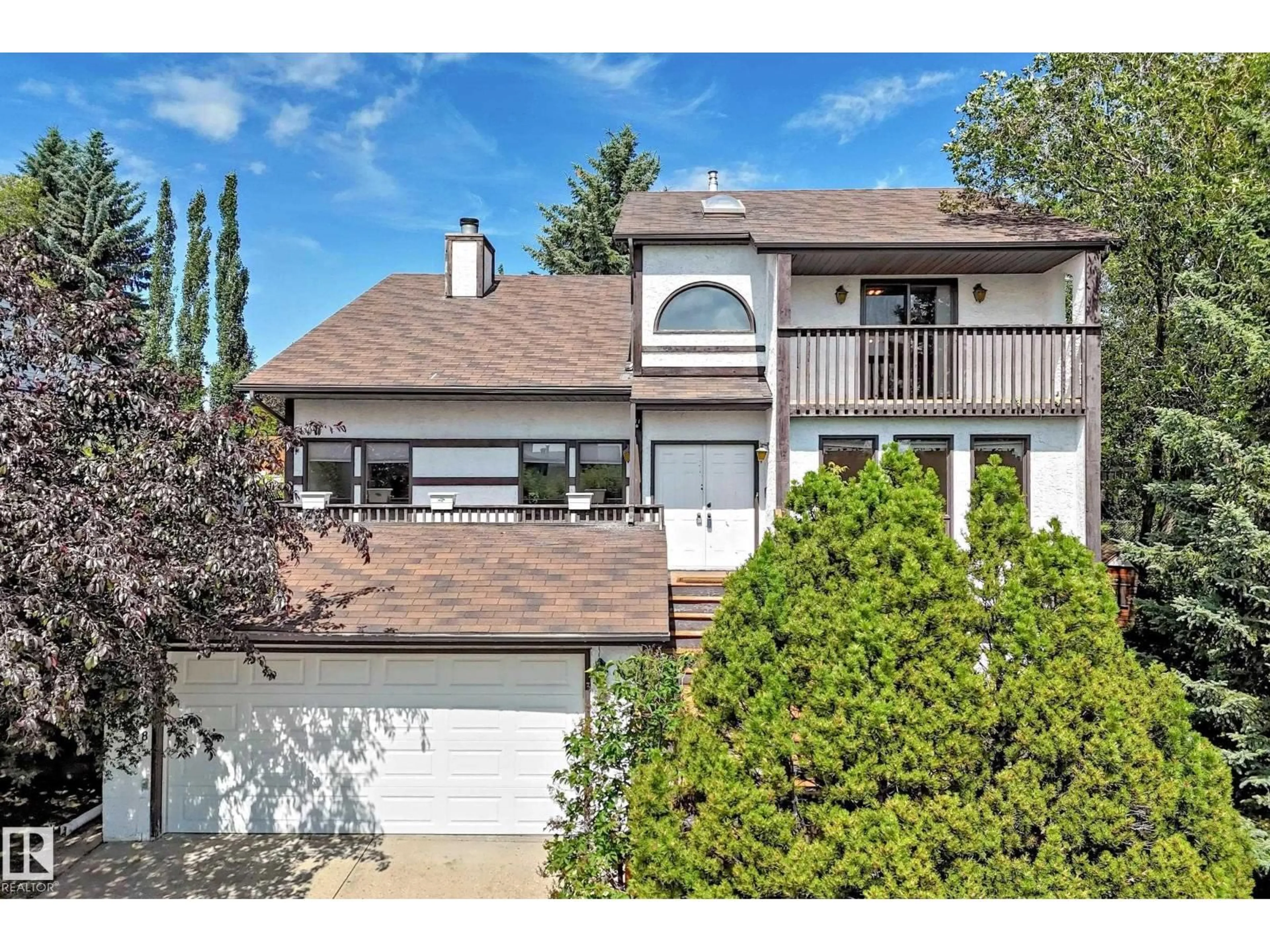 Home with vinyl exterior material, mountain view for 4208 RAMSAY RD, Edmonton Alberta T6H5R2