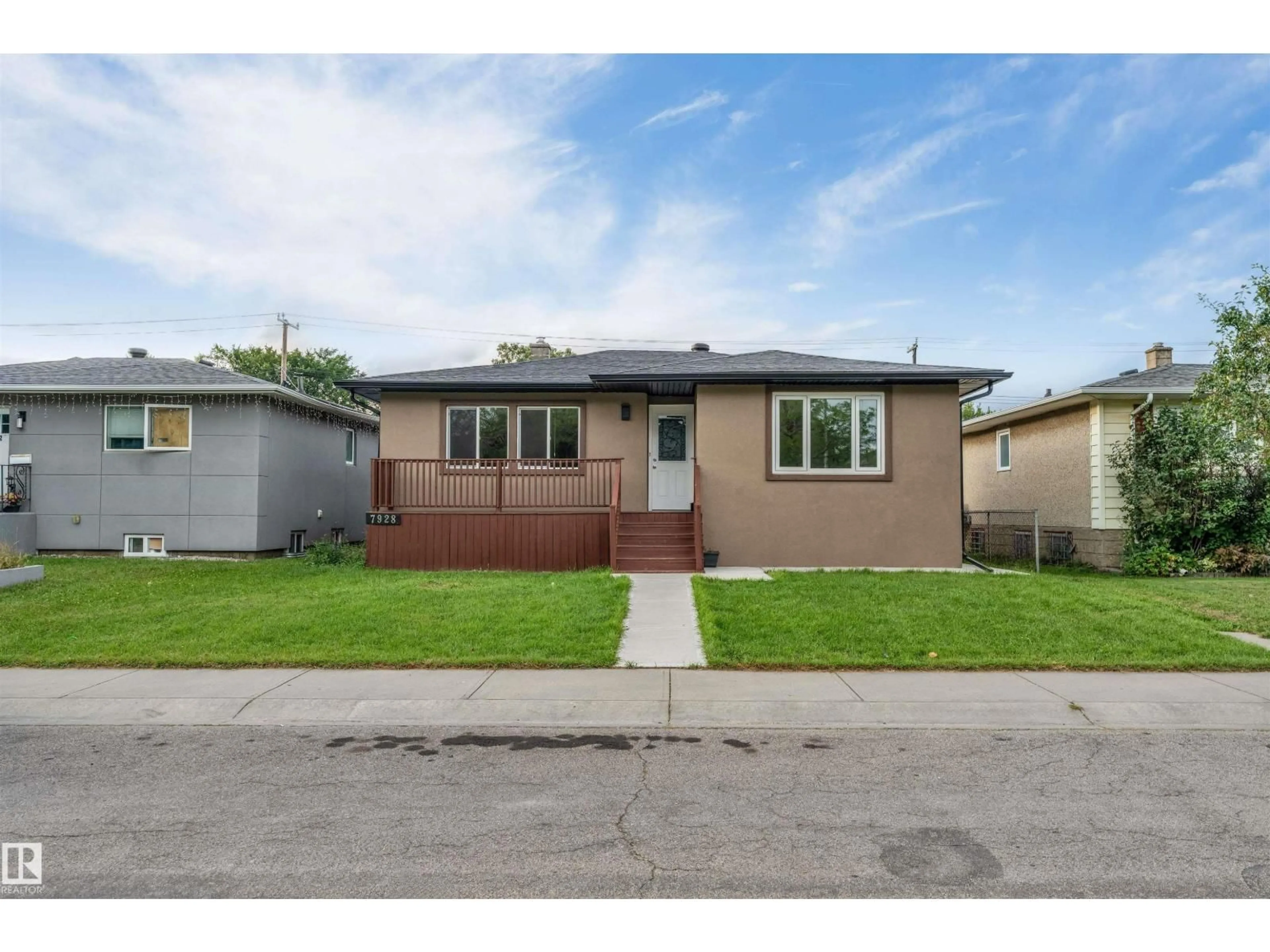Home with brick exterior material, street for 7928 82 AV, Edmonton Alberta T6C0Y2