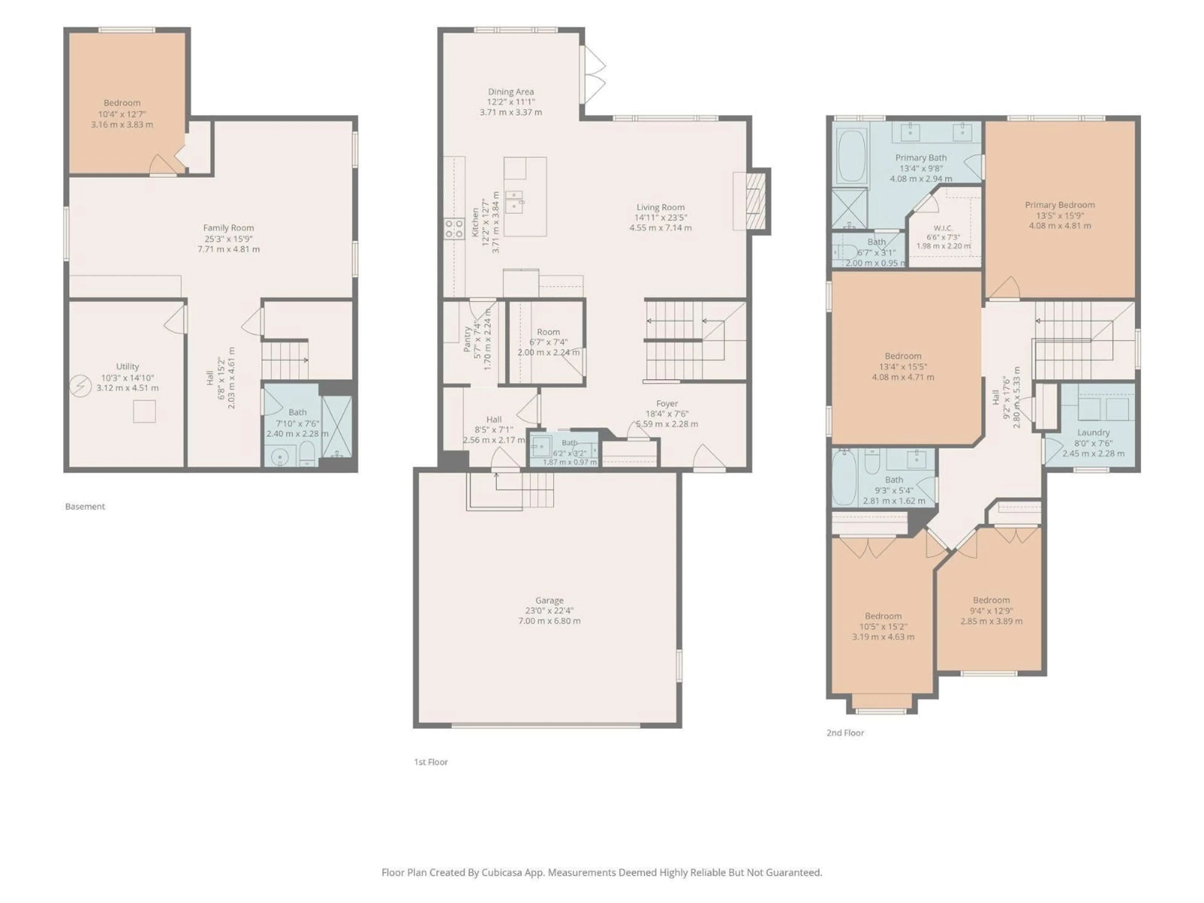 Floor plan for 30 HICKORY TR, Spruce Grove Alberta T7X0N6