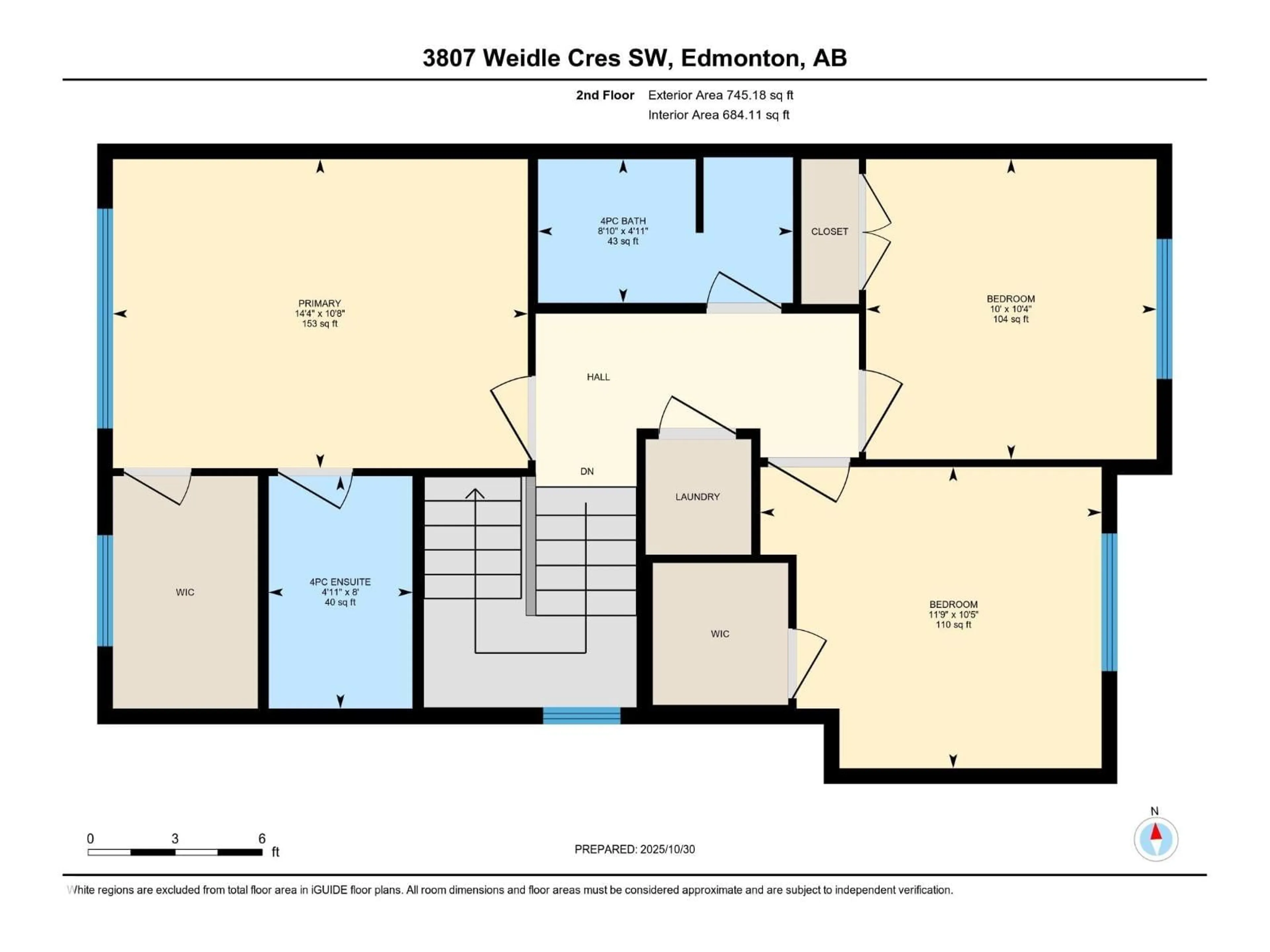 Floor plan for SW - 3807 WEIDLE CR, Edmonton Alberta T6X2E4