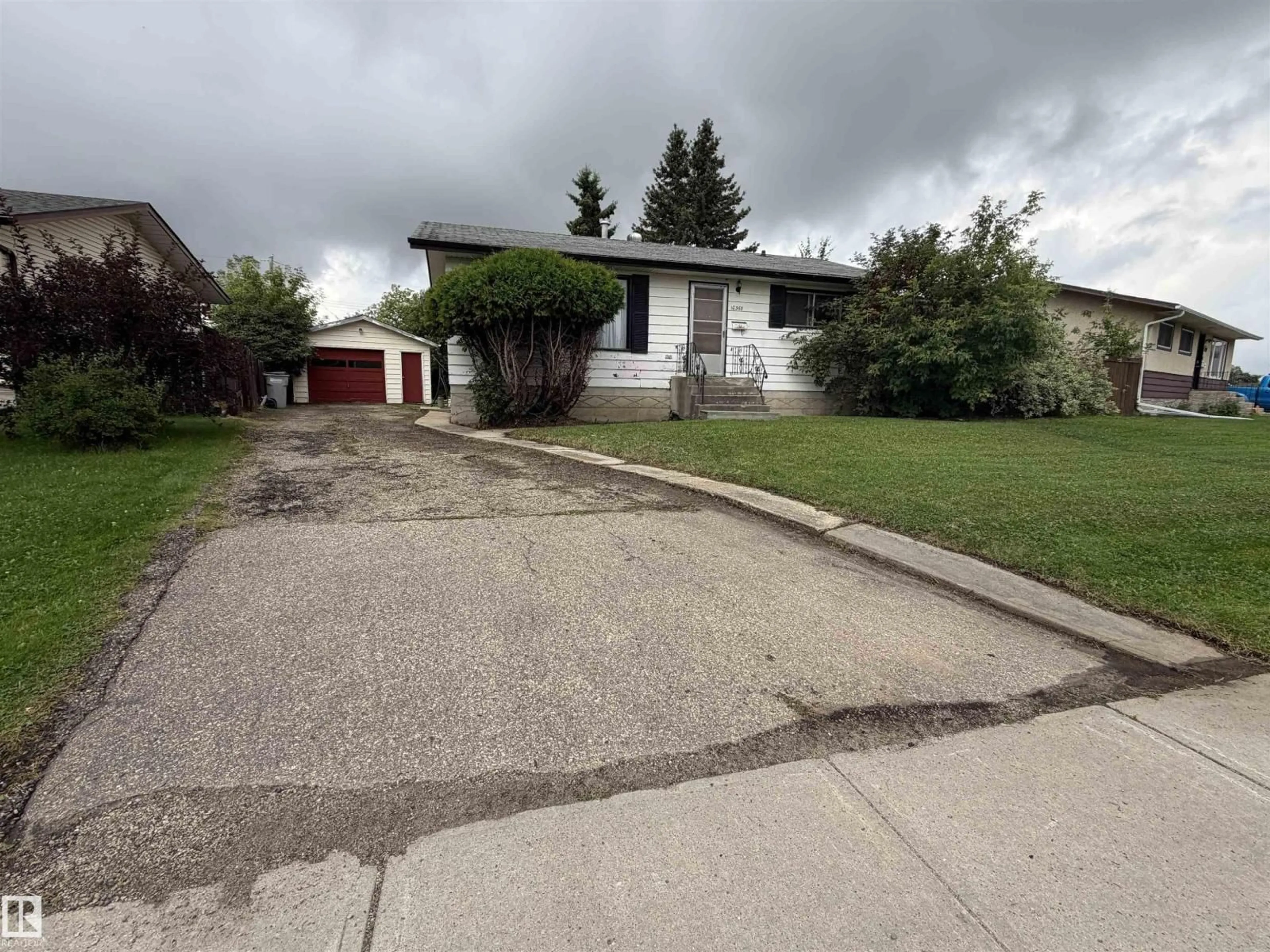 A pic from outside/outdoor area/front of a property/back of a property/a pic from drone, street for 10368 108 AV, Westlock Alberta T7P1J3