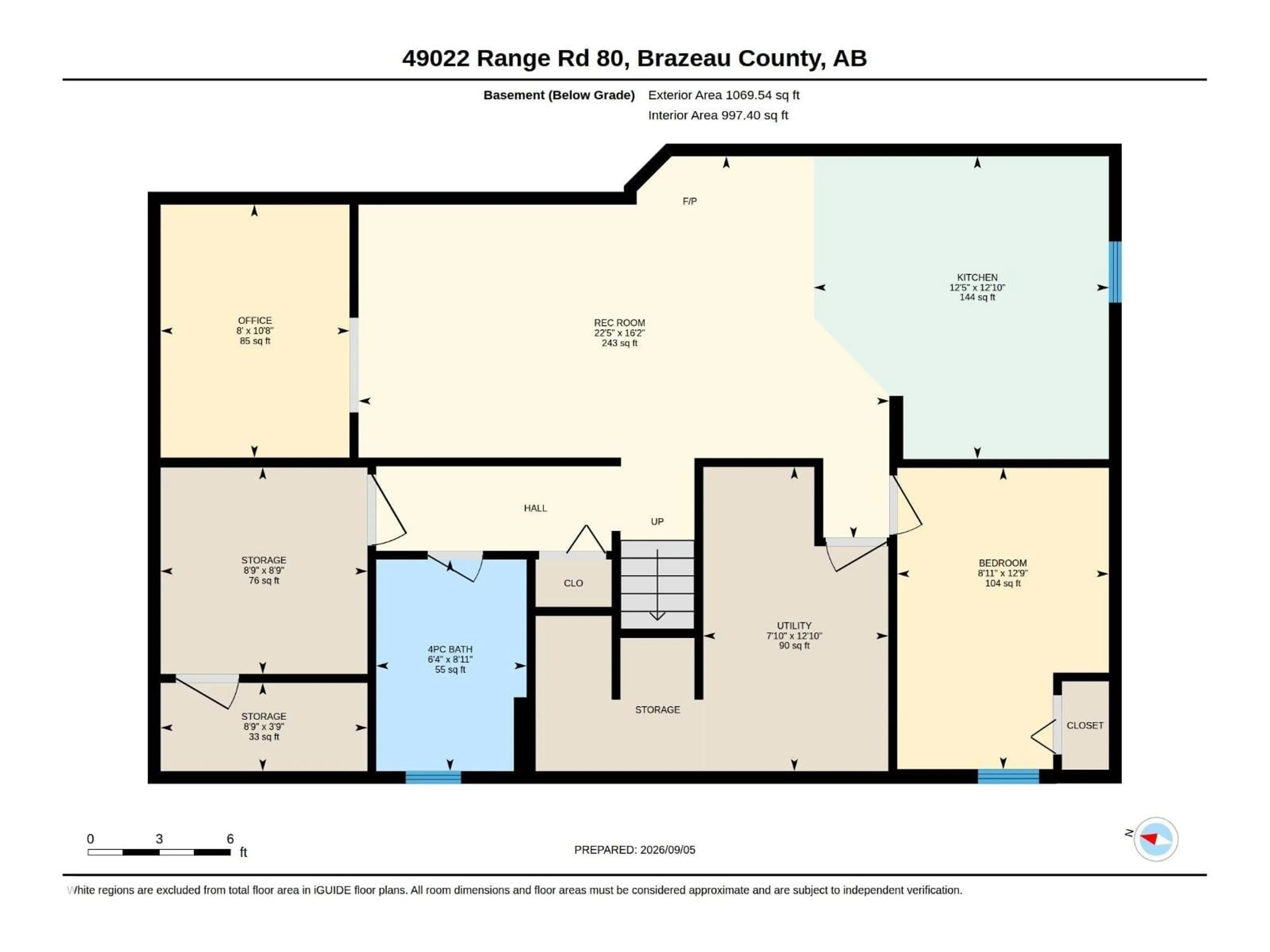 Floor plan for 13 RGE ROAD 80, Rural Brazeau County Alberta T7A2A3