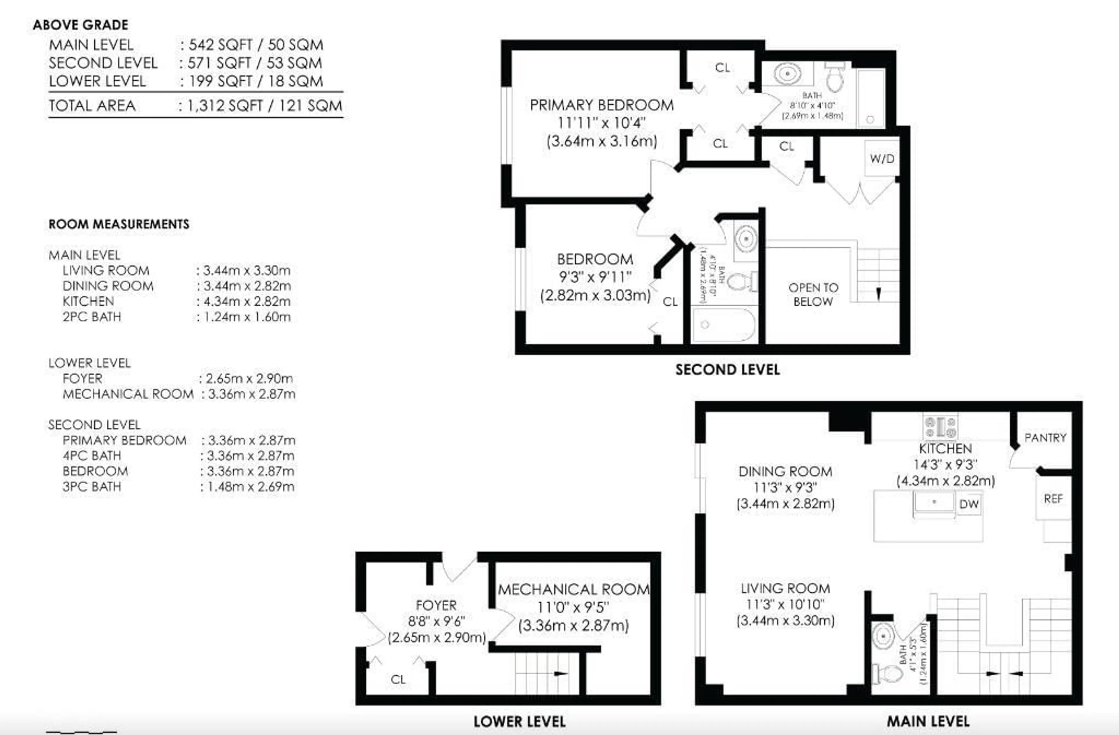 Floor plan for NW - 20127 19 AV, Edmonton Alberta T6M0X9