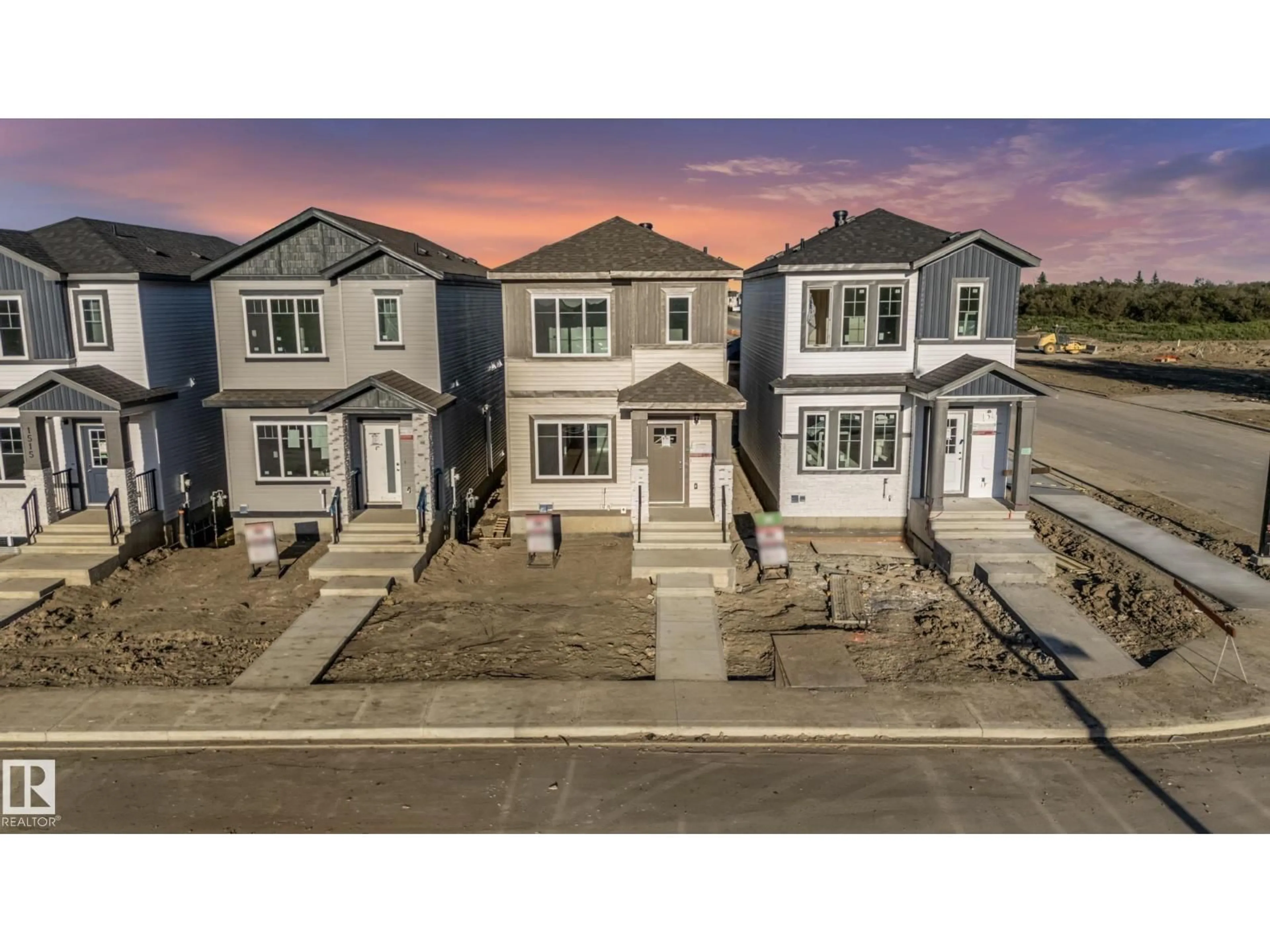 A pic from outside/outdoor area/front of a property/back of a property/a pic from drone, street for 1507 211 STREET, Edmonton Alberta T6M3P2