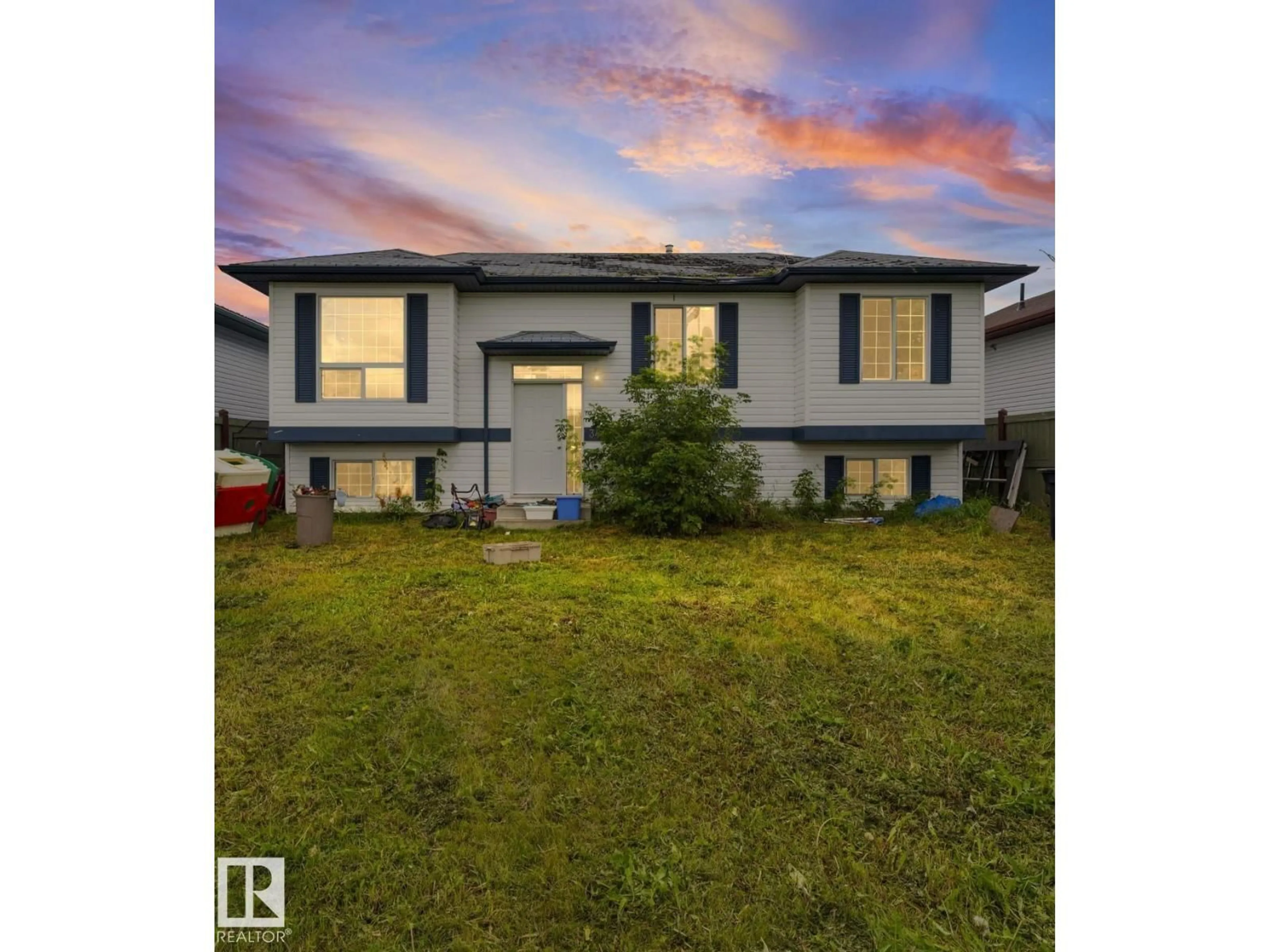 A pic from outside/outdoor area/front of a property/back of a property/a pic from drone, street for 34 SPRUCE MEADOW LN, Bon Accord Alberta T0A0K0