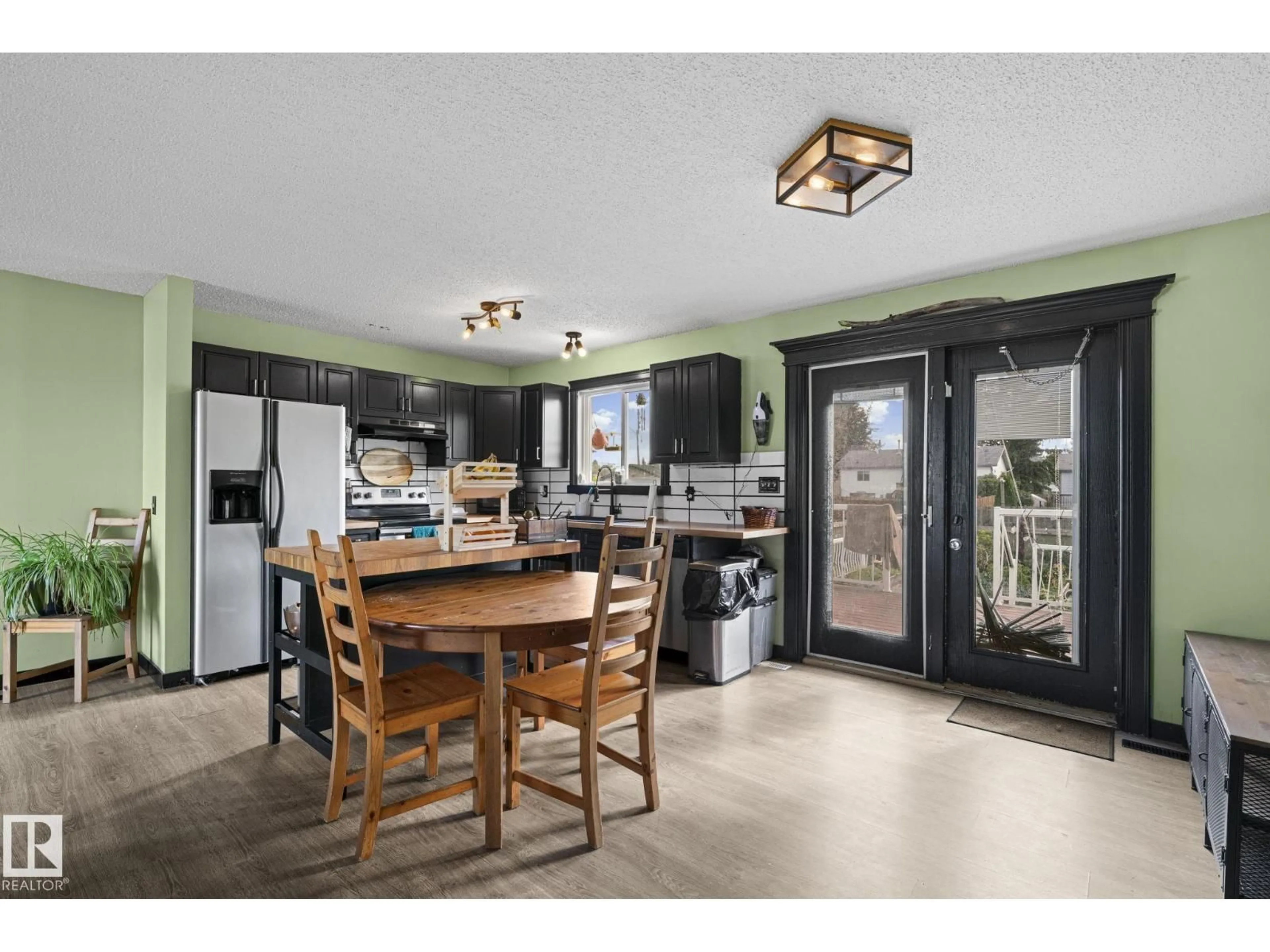 Open concept kitchen, ceramic/tile floor for 34 SPRUCE MEADOW LN, Bon Accord Alberta T0A0K0