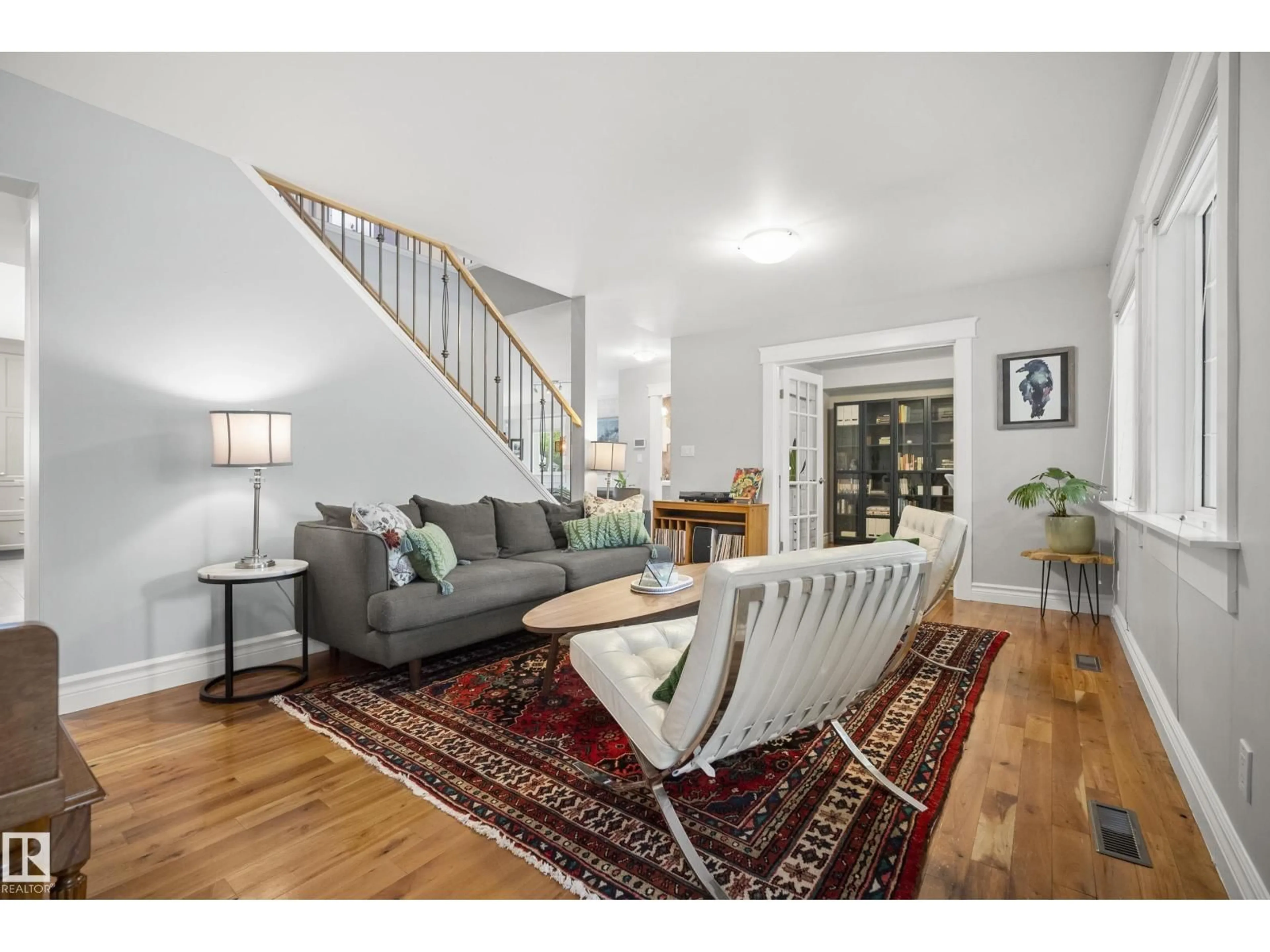 Living room with furniture, unknown for 11006 64 AV, Edmonton Alberta T6H1T5