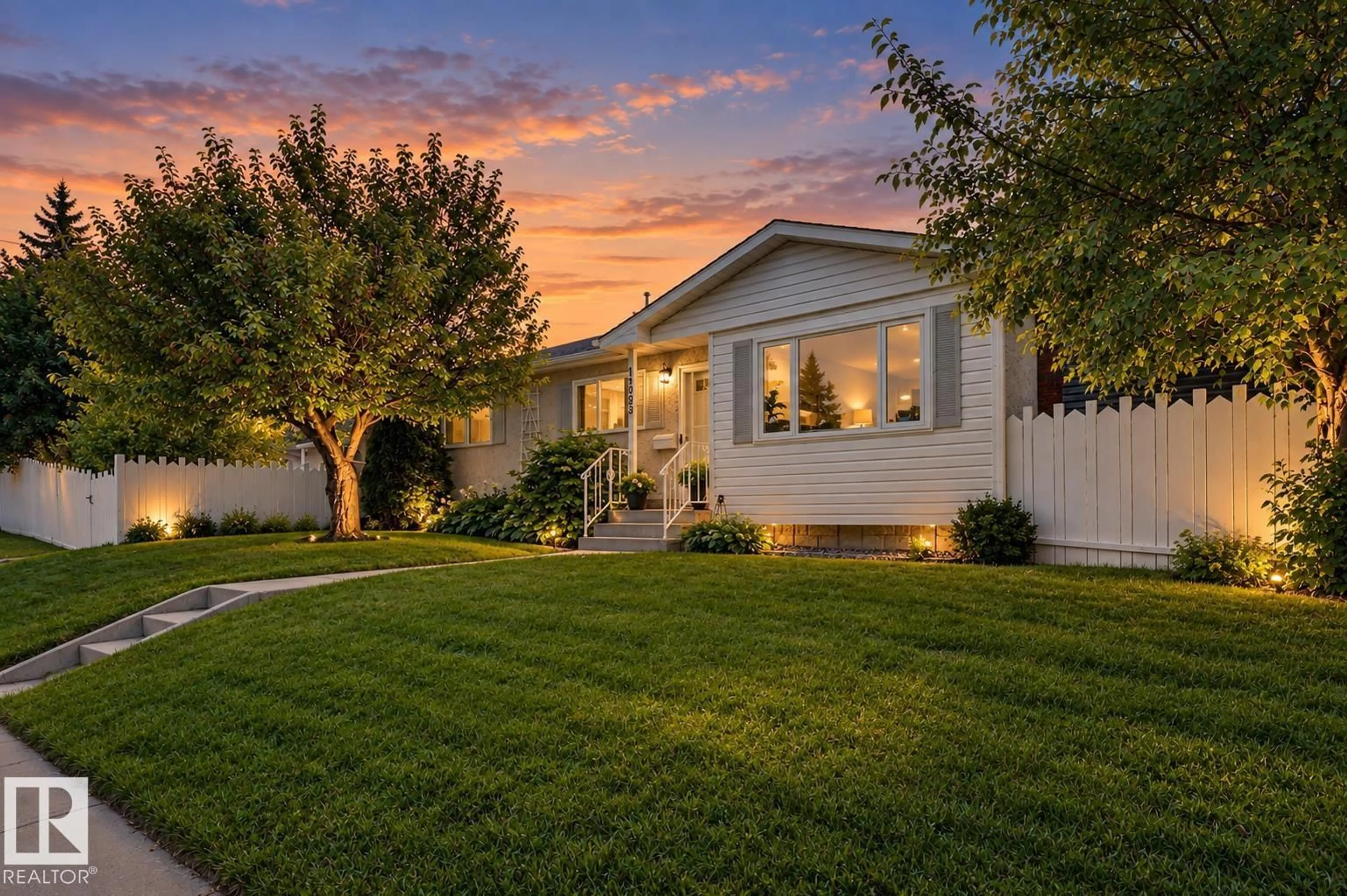 Home with vinyl exterior material, street for 14203 61 ST, Edmonton Alberta T5A1P4