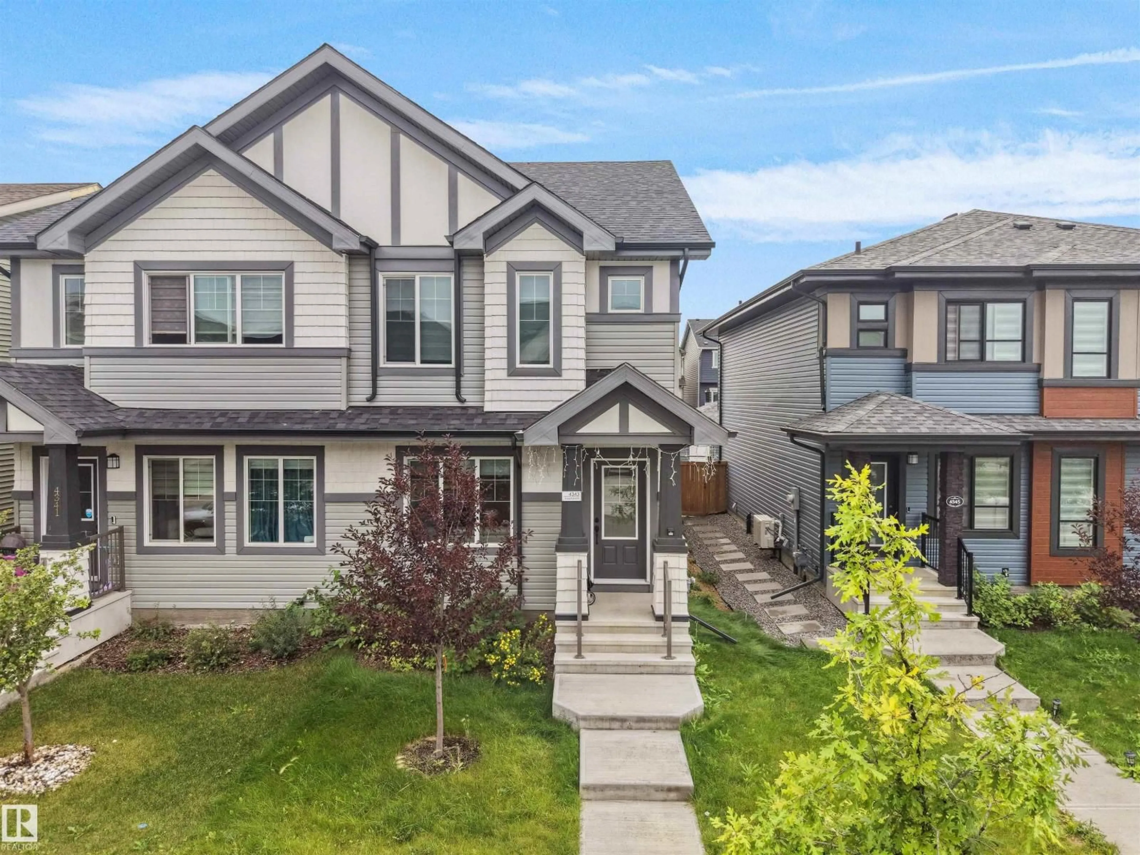 Home with vinyl exterior material, street for 4343 COOKE LANE SW, Edmonton Alberta T6W5K6
