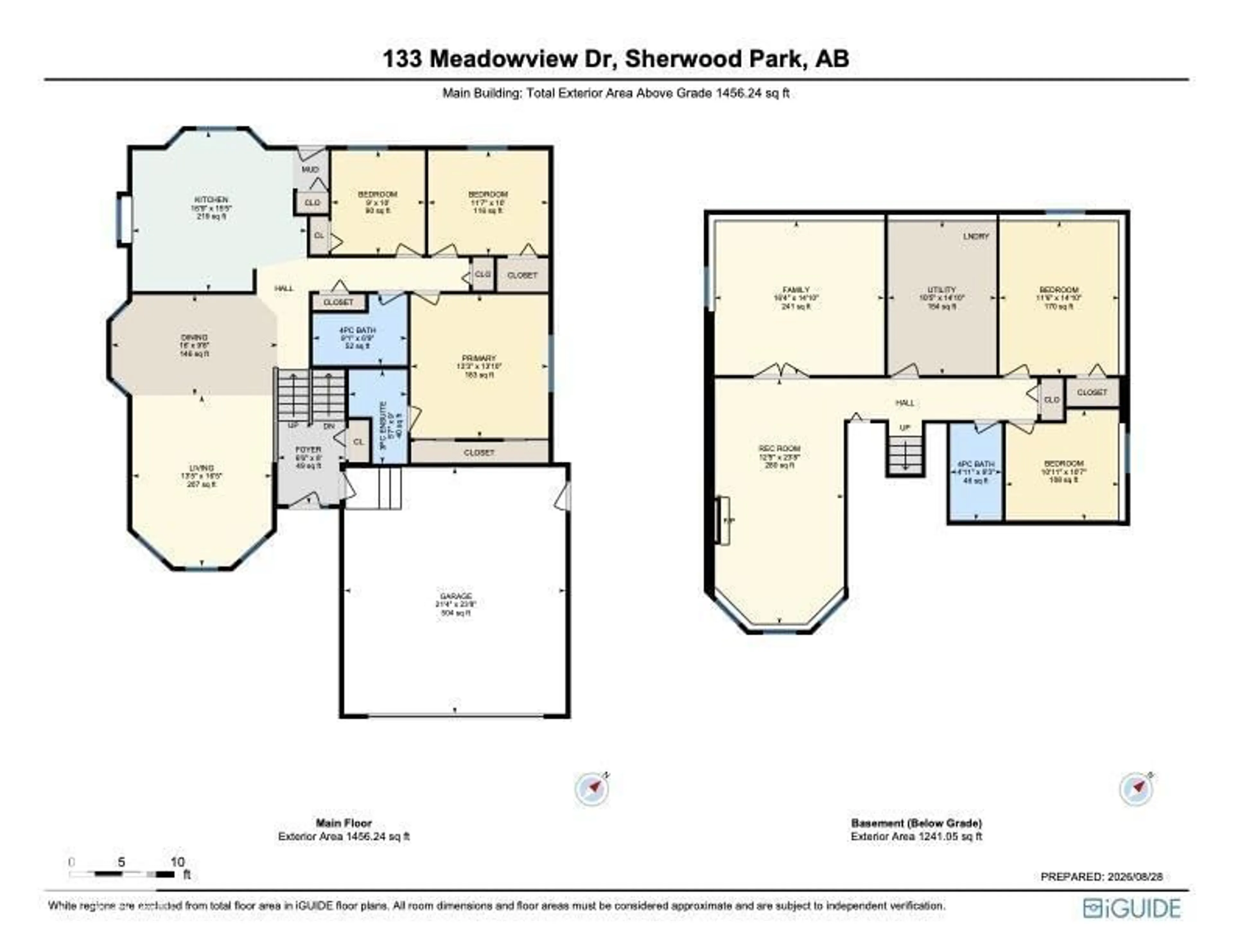Floor plan for 133 MEADOWVIEW DR, Sherwood Park Alberta T8H1P8