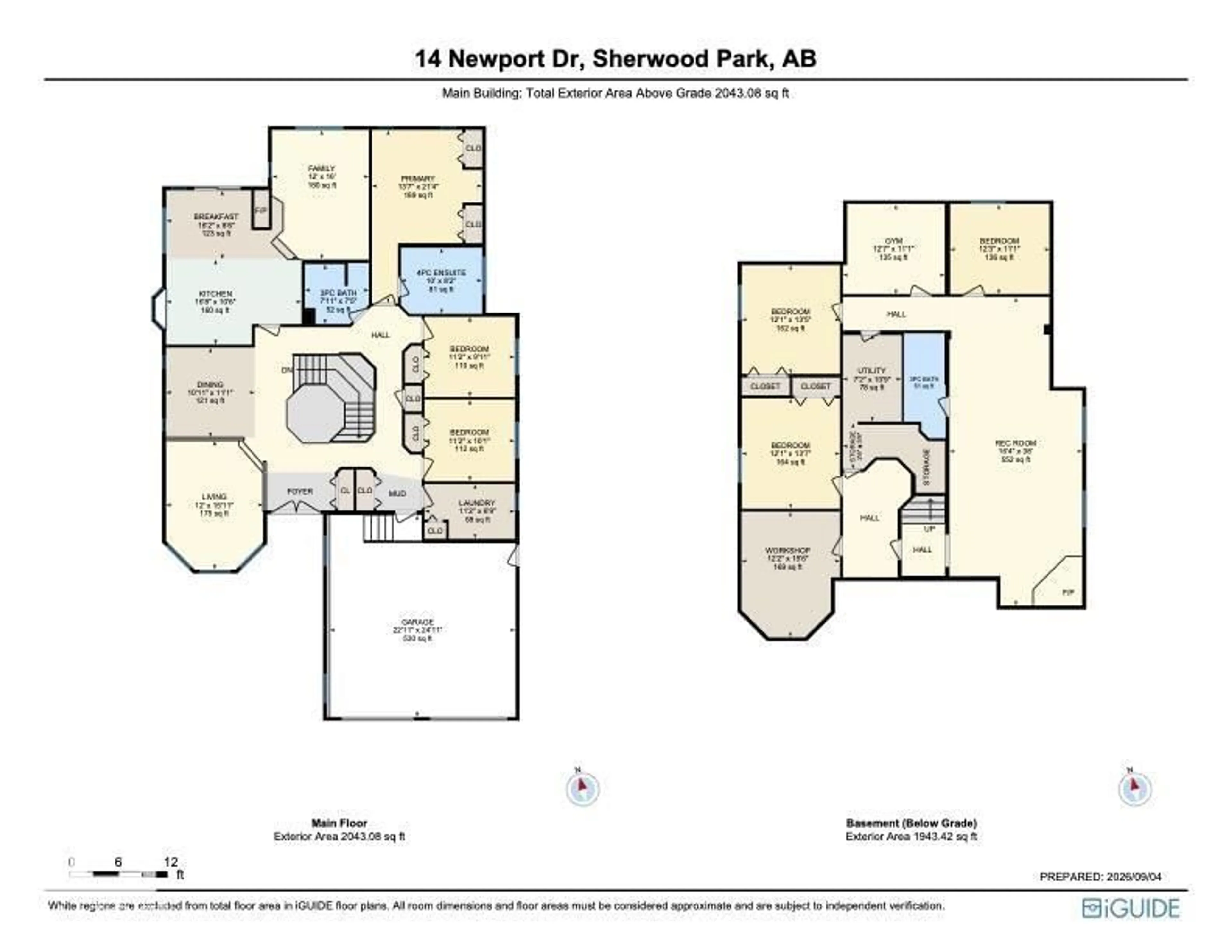 Floor plan for 14 NEWPORT DR, Sherwood Park Alberta T8A5L3