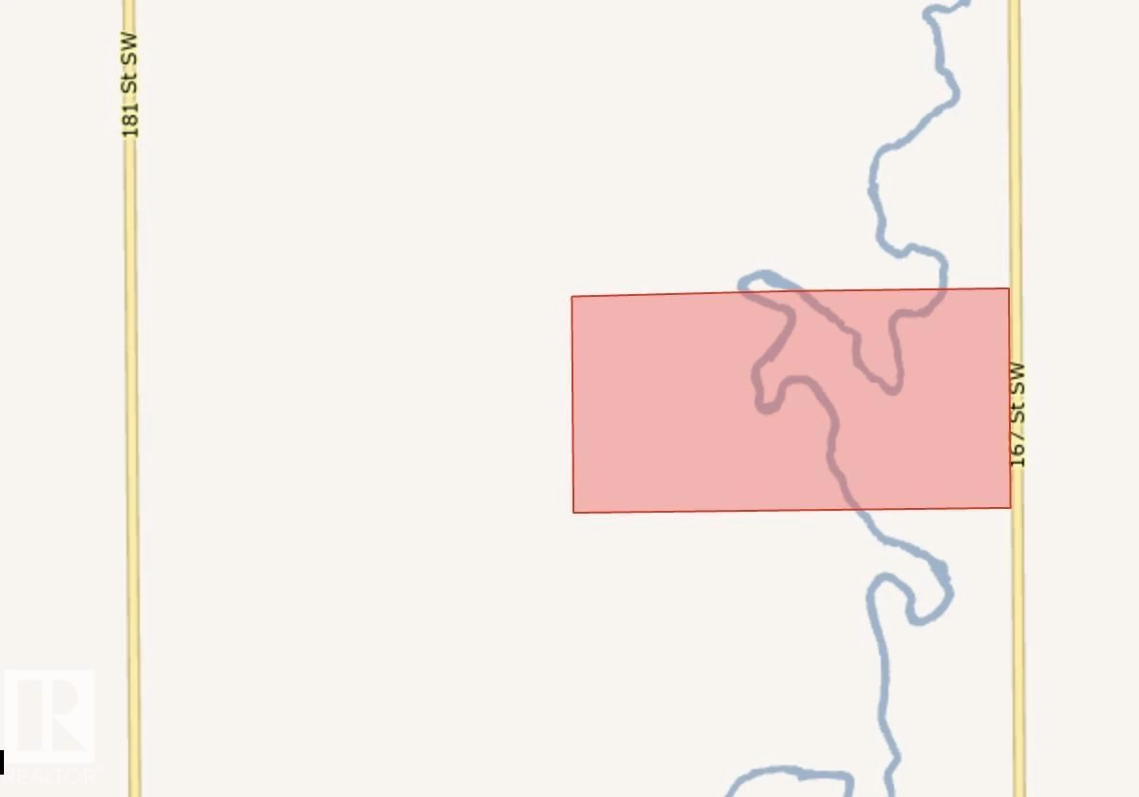 Picture of a map for 9610 167 ST, Edmonton Alberta T6Y0C7