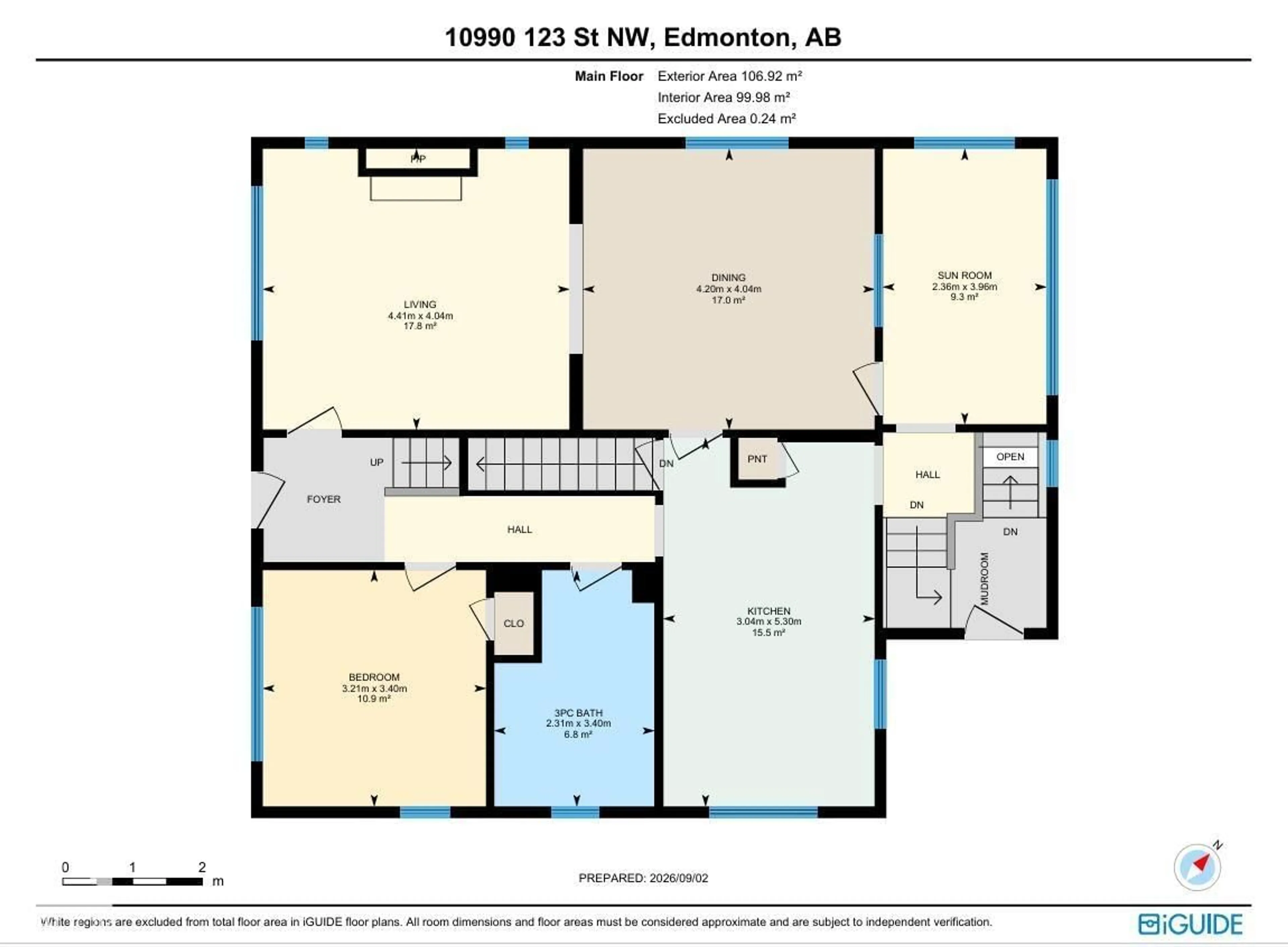 Floor plan for 10990 123 STREET, Edmonton Alberta T5M0A2