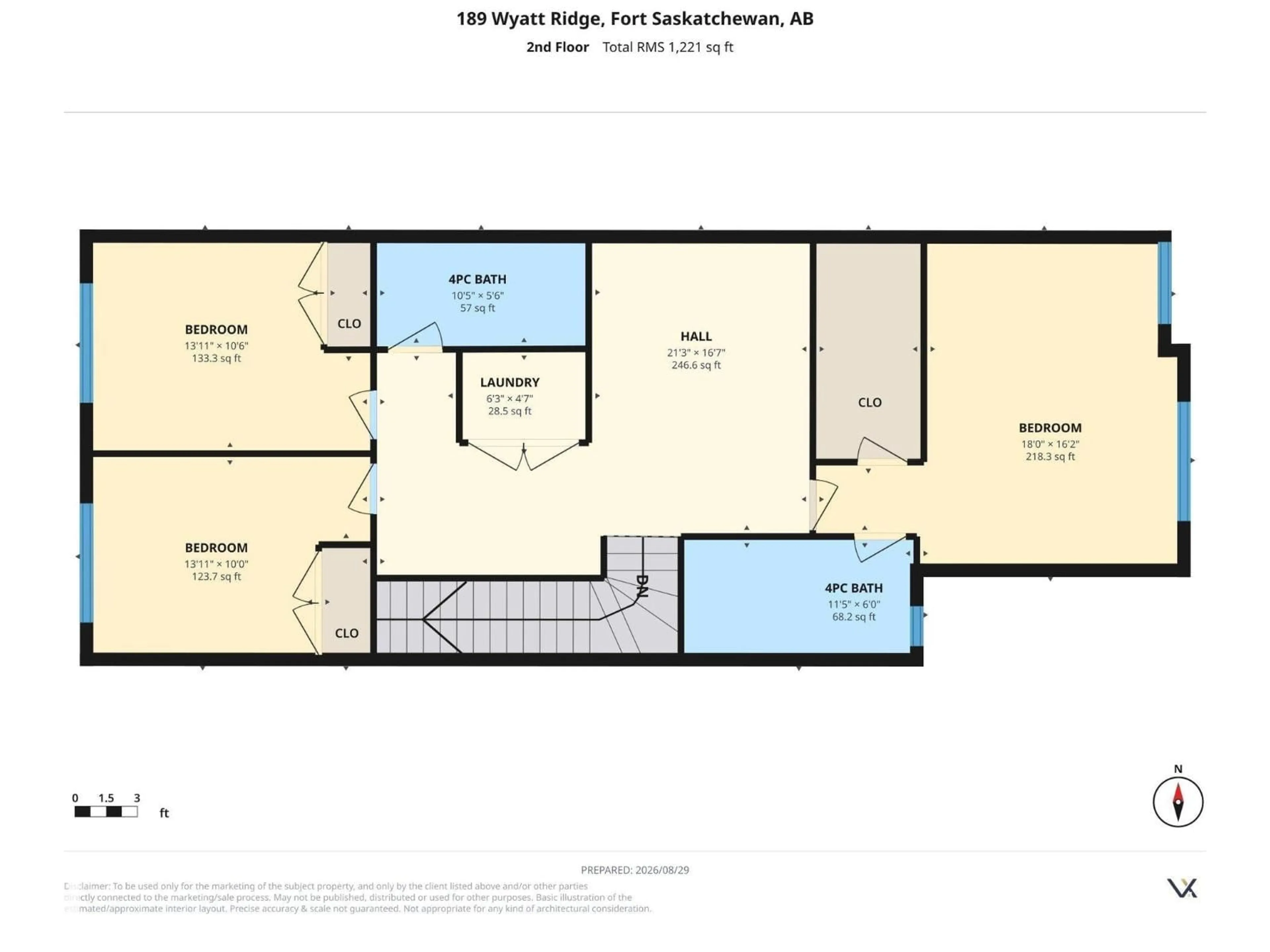 Floor plan for 189 WYATT RG, Fort Saskatchewan Alberta T8L0Y3