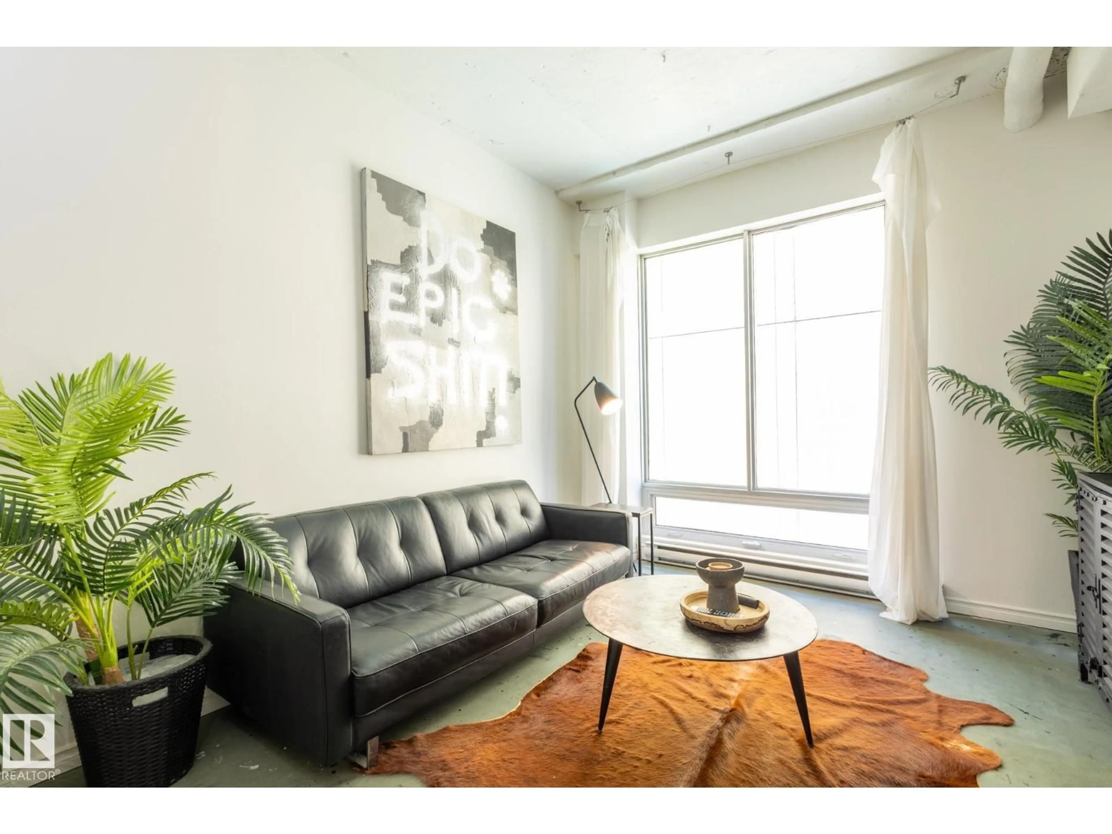 Living room with furniture, unknown for 10024 - 508 JASPER AV, Edmonton Alberta T5J1R9