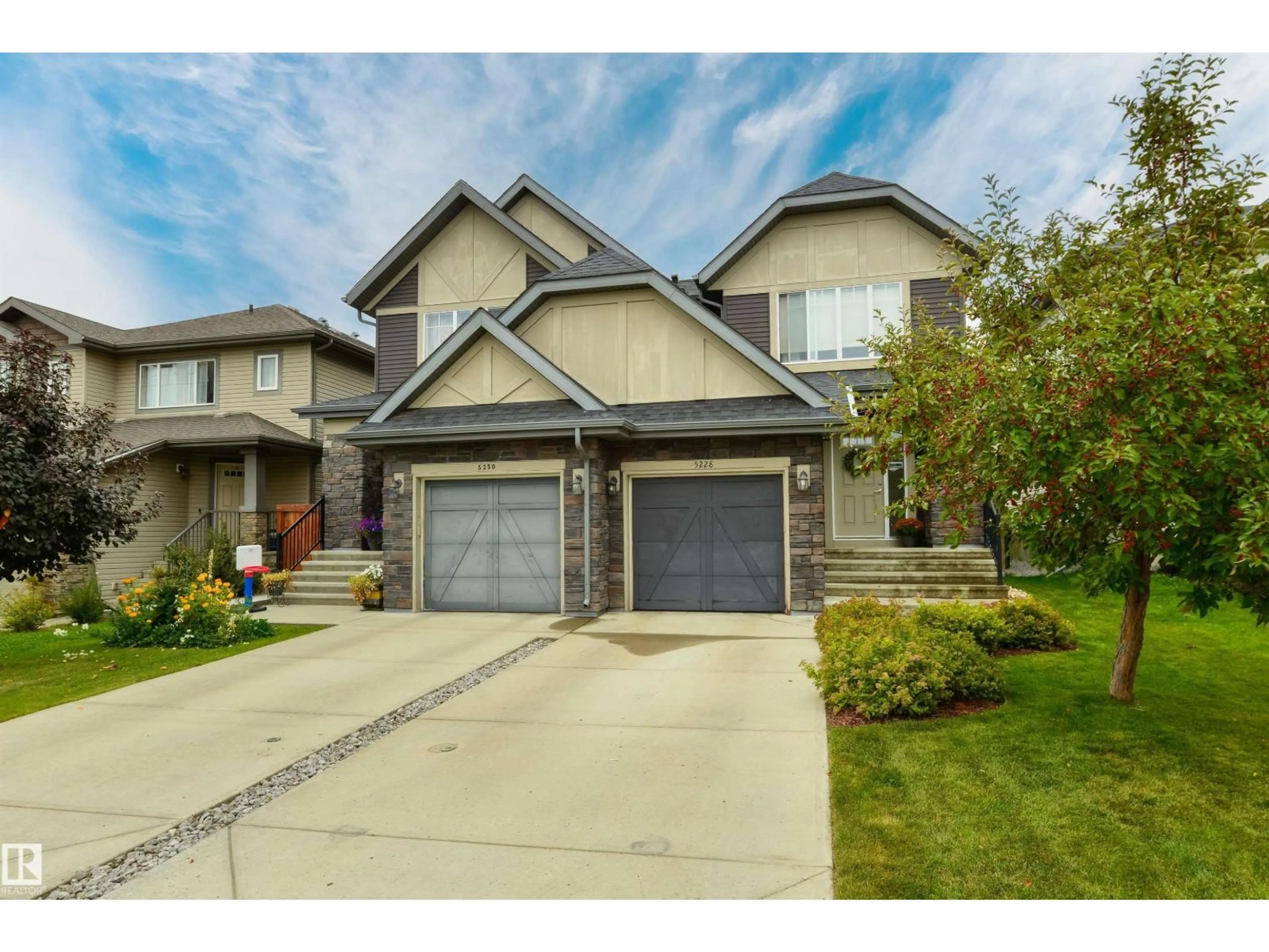 Home with vinyl exterior material, street for 5228 20 AV, Edmonton Alberta T6X1V6