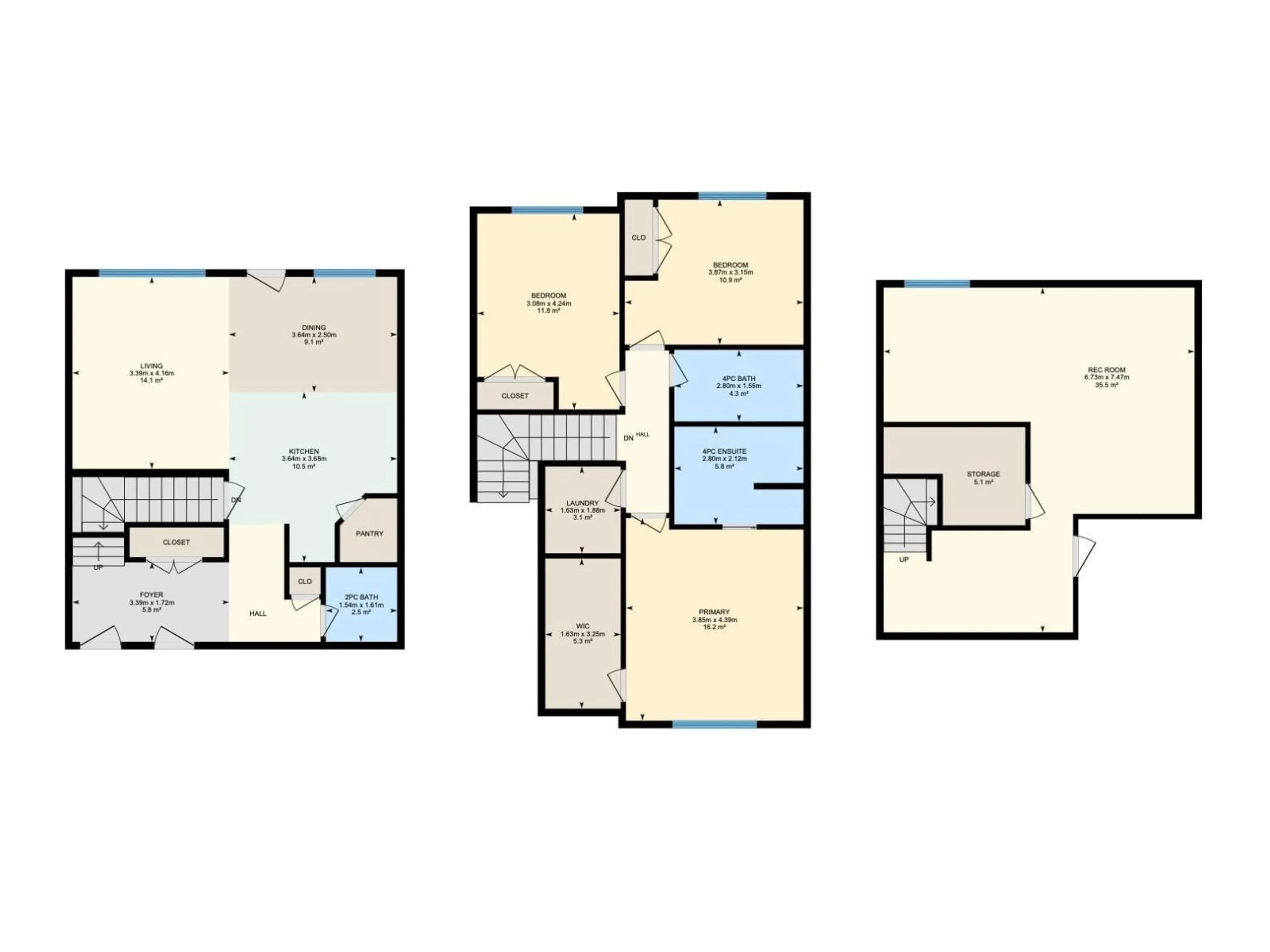 Floor plan for 584 MEADOWVIEW DR, Fort Saskatchewan Alberta T8L0X1