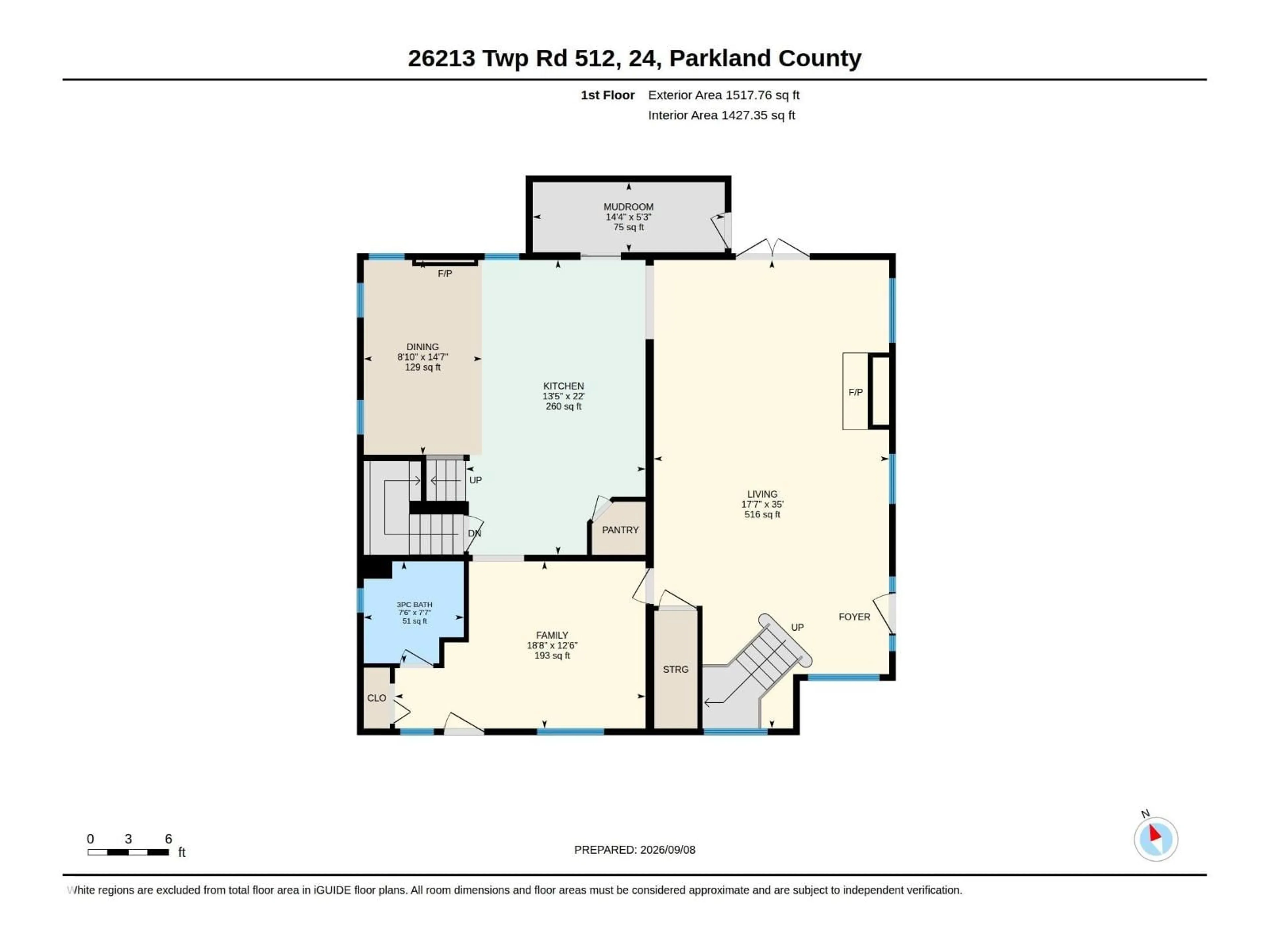 Floor plan for 24 TWP ROAD 512 TWP ROAD, Rural Parkland County Alberta T7Y1C6