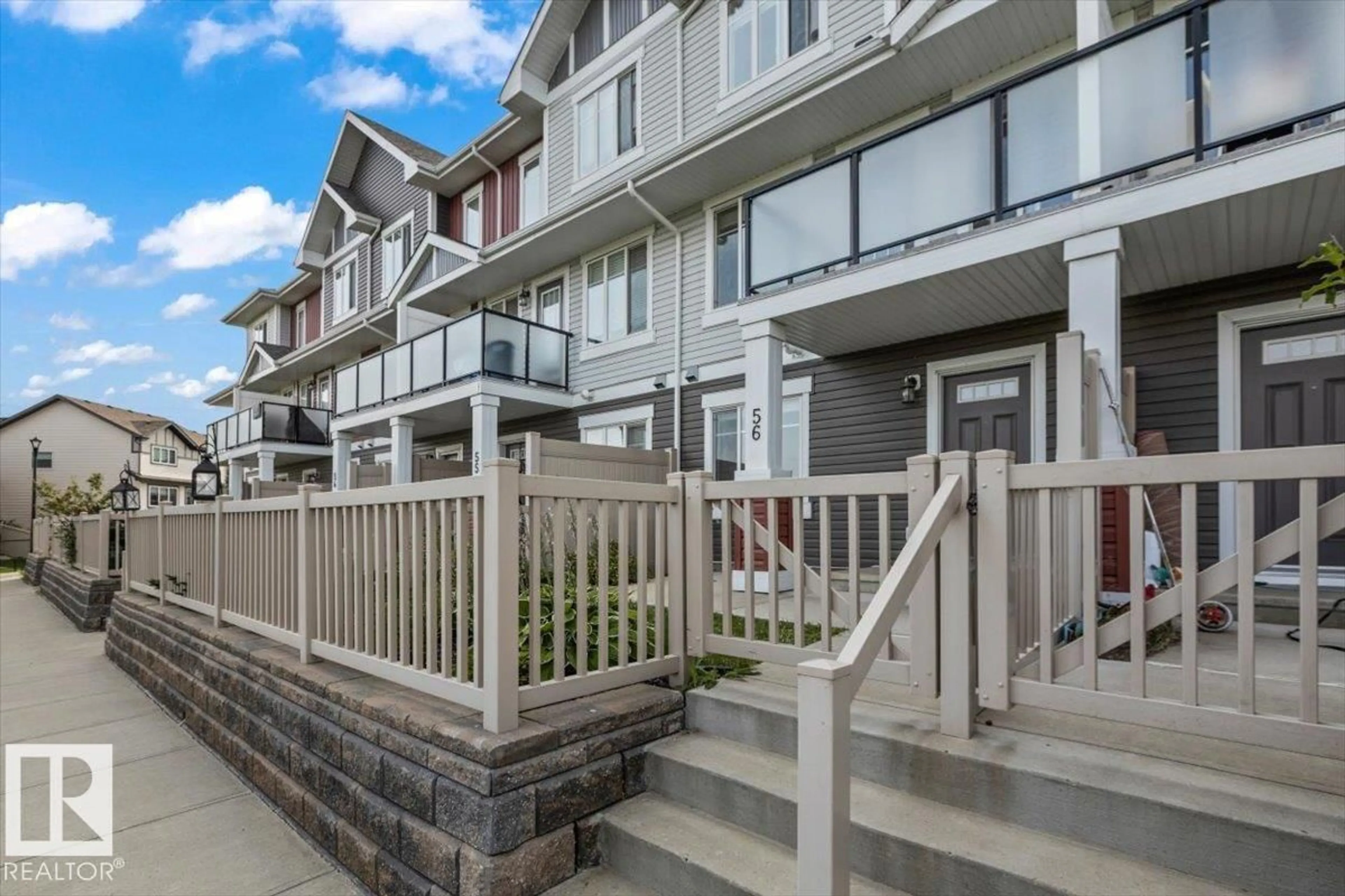 Patio, mountain view for #56 - 2905 141 ST, Edmonton Alberta T6W3M4